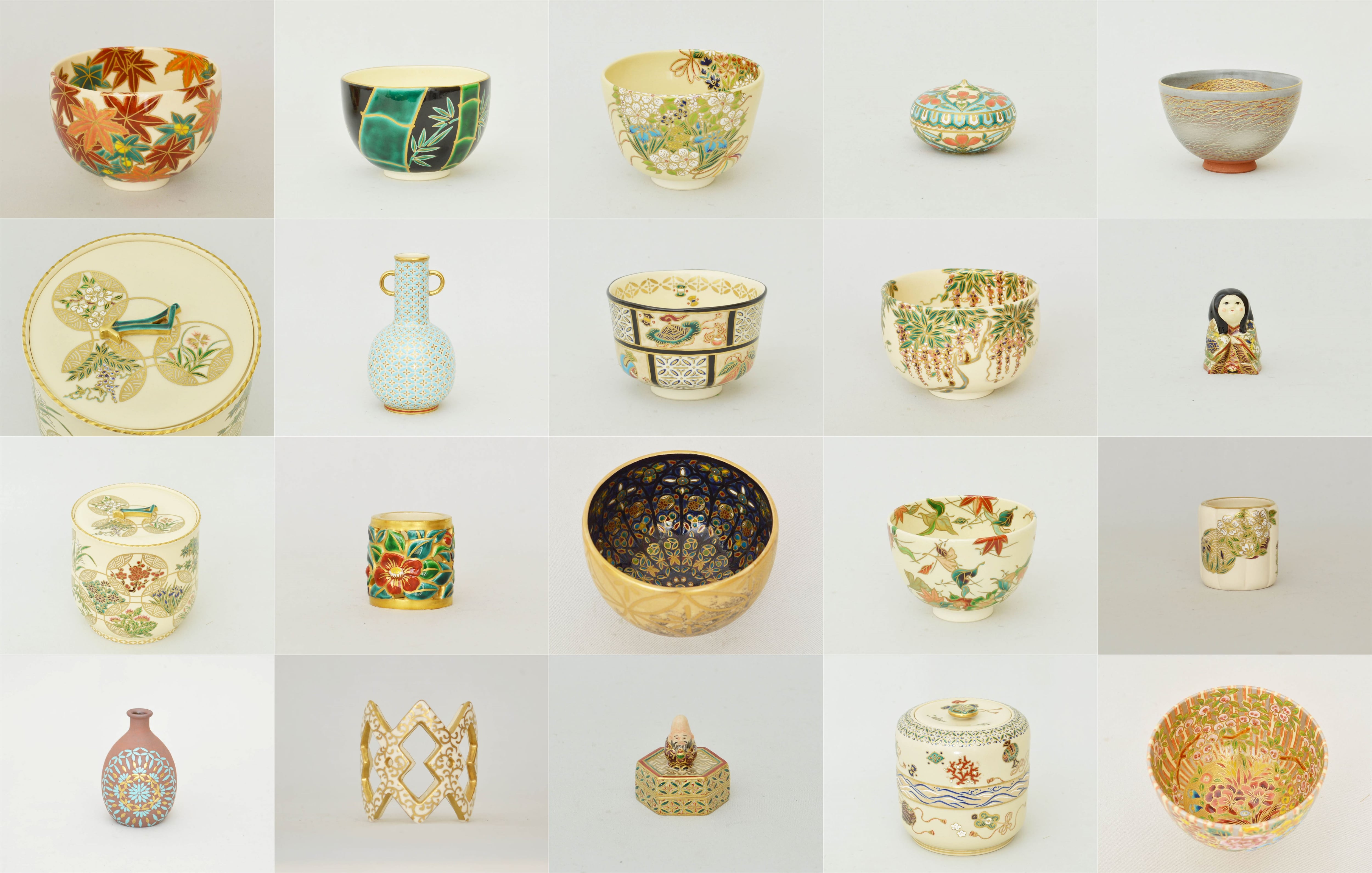 清閑寺窯五代襲名 杉田眞龍展 ―色 絵 の 旅 の 記 憶－ | お茶の柴田園