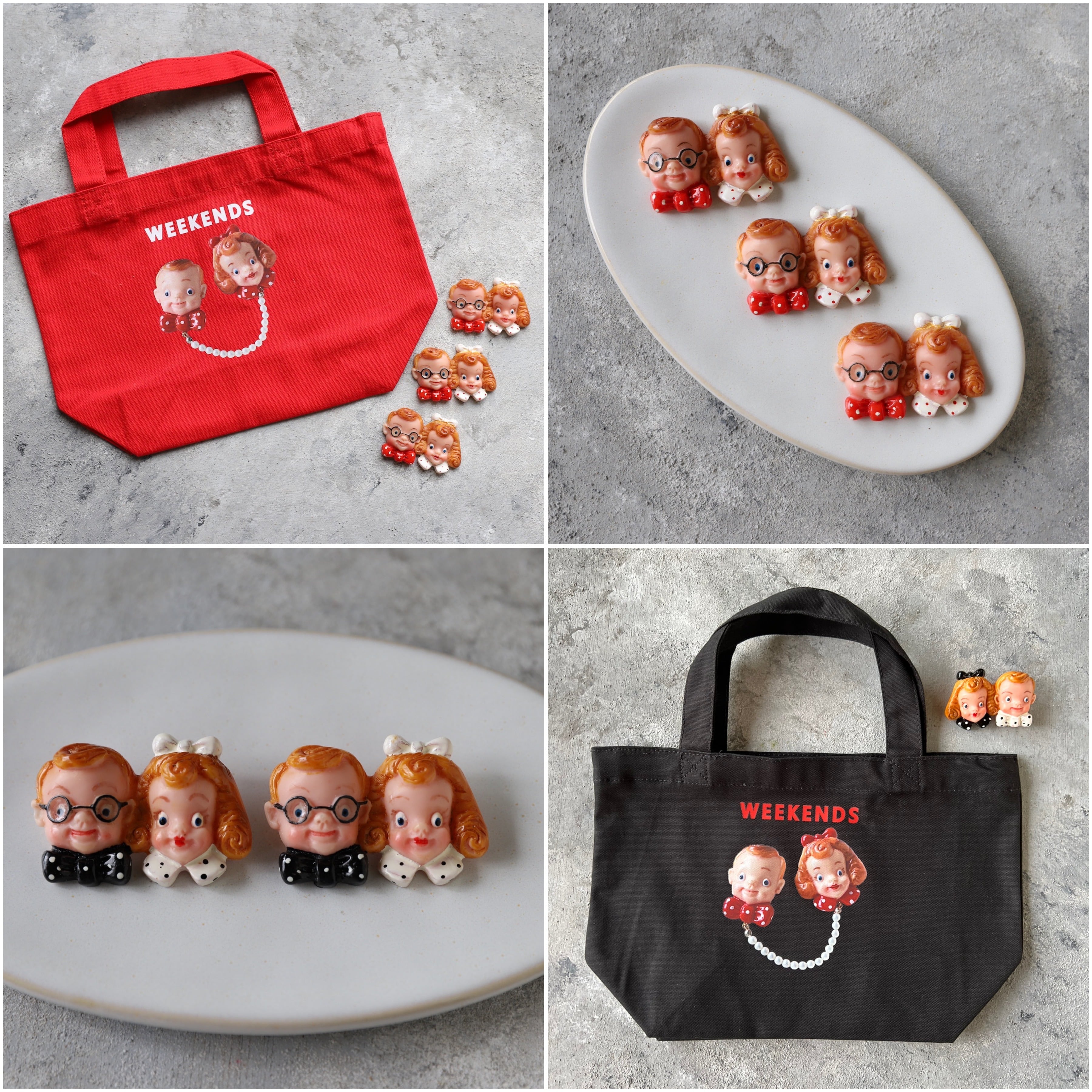 男の子女の子ブローチ&トートバッグ | WEEKENDS
