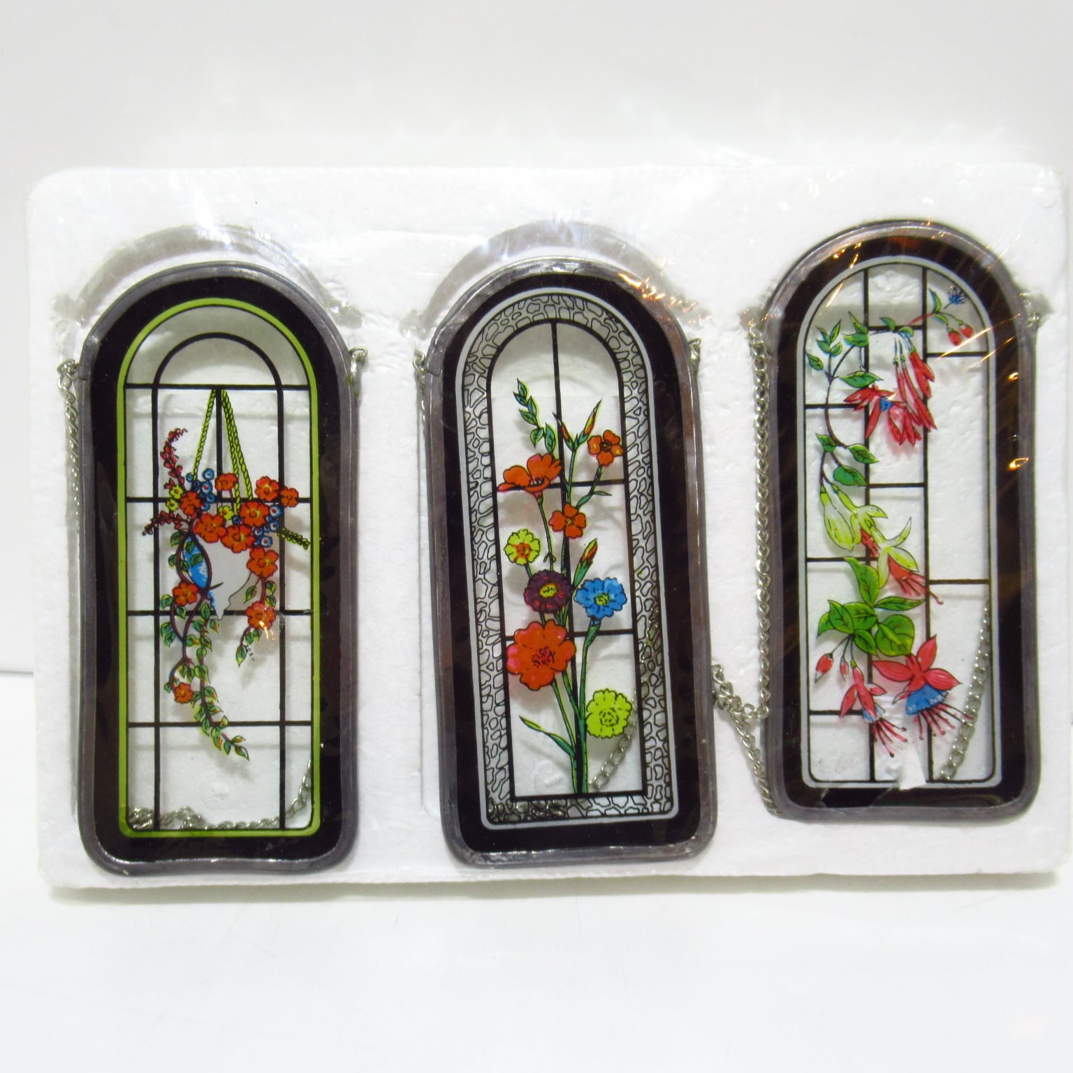 昭和レトロ ステンドグラス風 壁掛け 飾り [&1] | ハチクマ商店