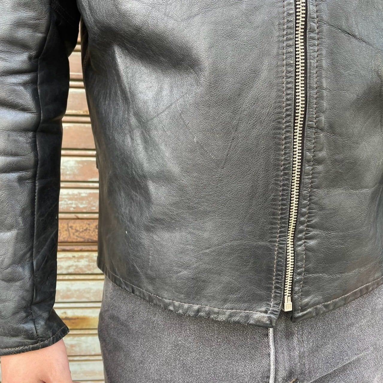 50s カナダ製 シングル ライダースジャケット ヴィンテージ ブラック M