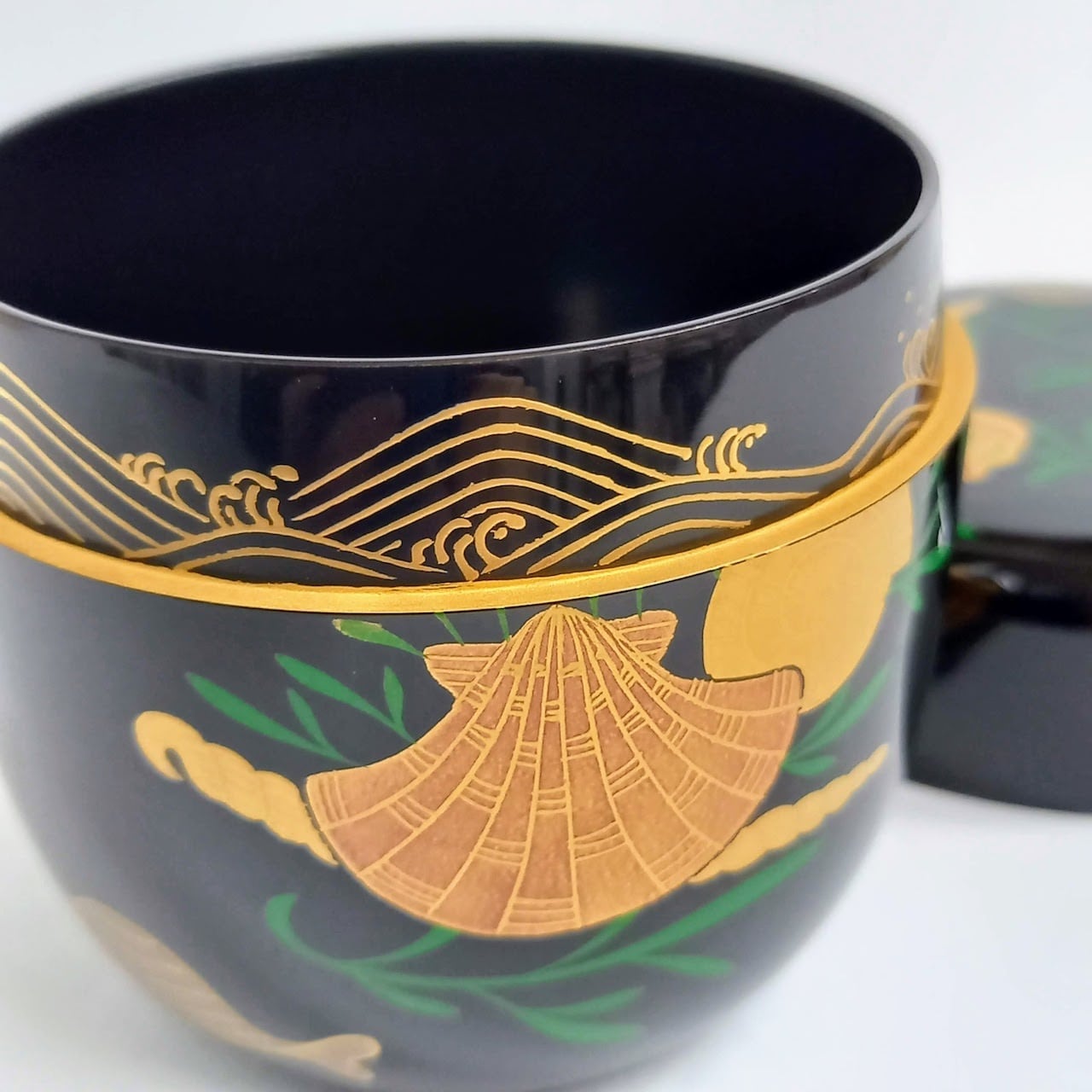 新古】海松貝蒔絵 大棗 而妙斎好写 中村宗尹 共箱入 NTM003 | 錦玉堂