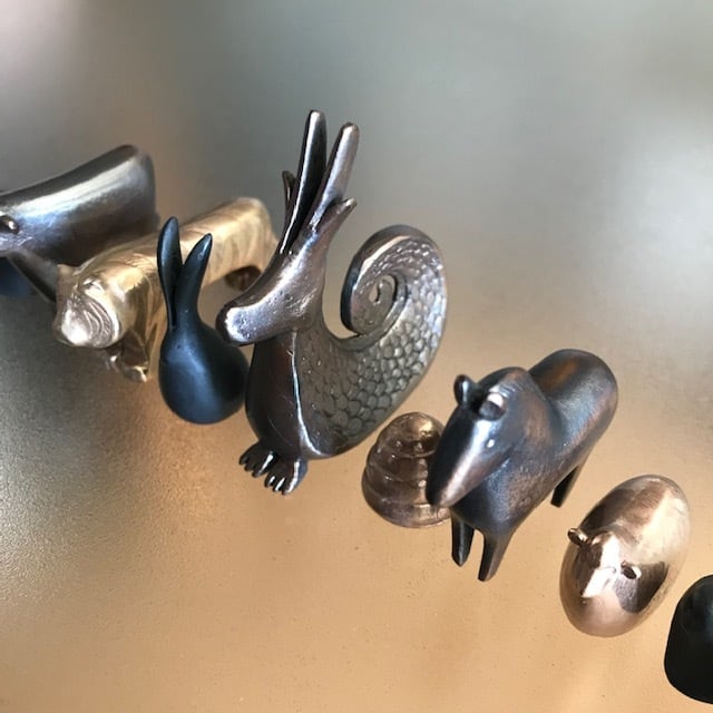 十二支 【 大寺幸八郎商店 】ミニ干支セット 肌（ゴールド）、茶、黒