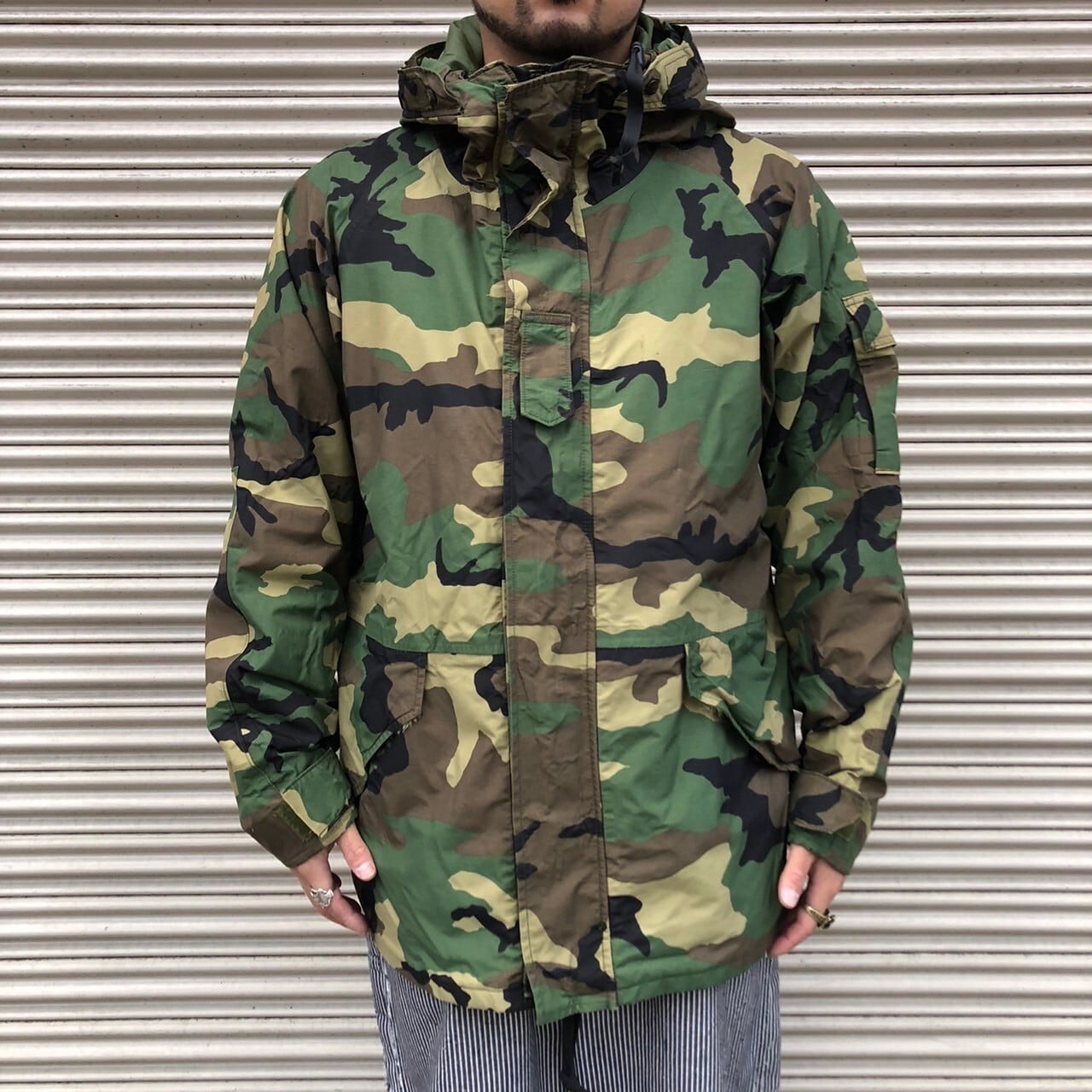00s 米軍 実物 ECWCS GEN1 ゴアテックス パーカー ミリタリー L-R GORE