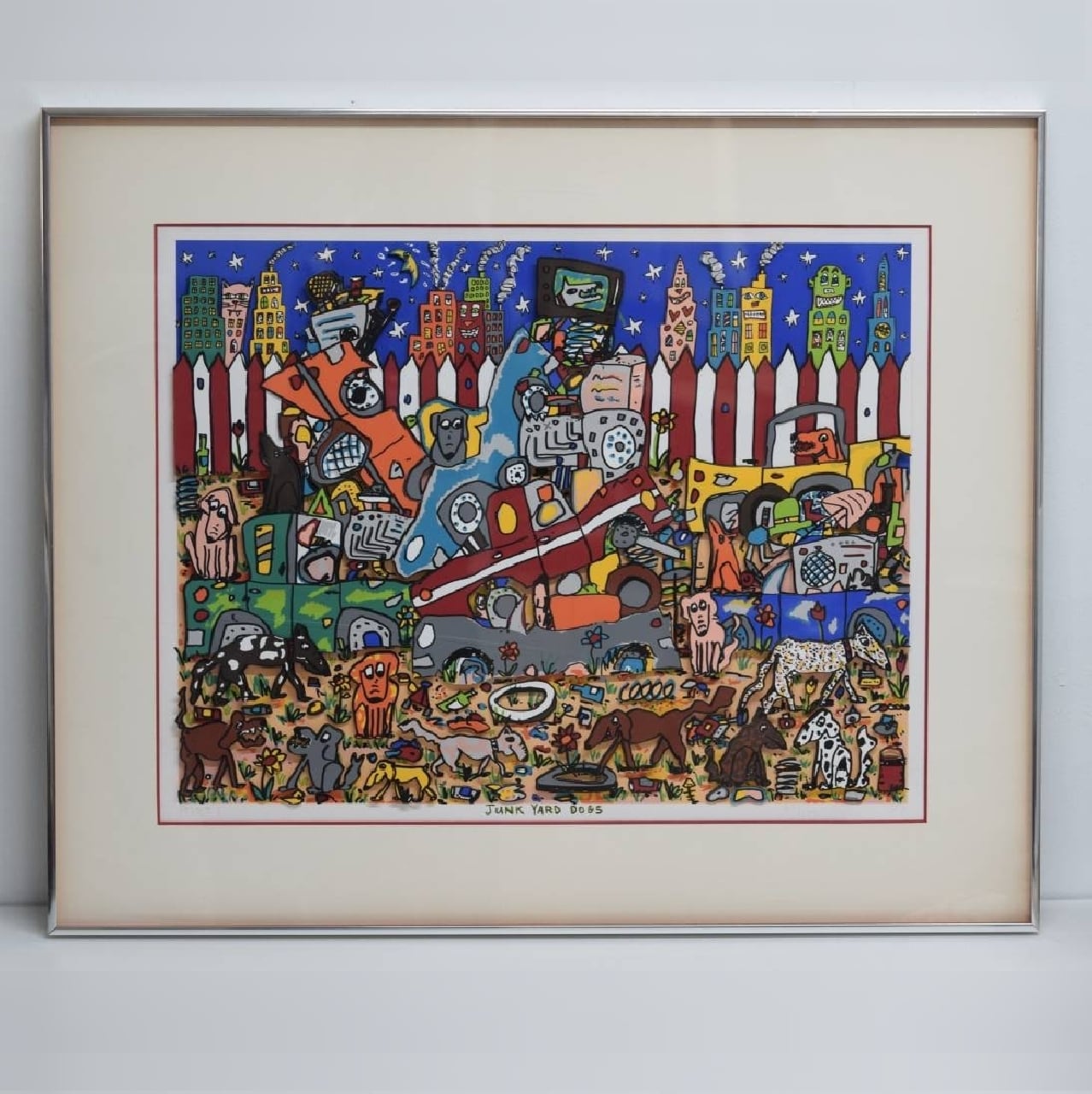 大型作品 JAMES RIZZI ジェィムス・リジィ「JUNC YARD DOGS」62/175 3D