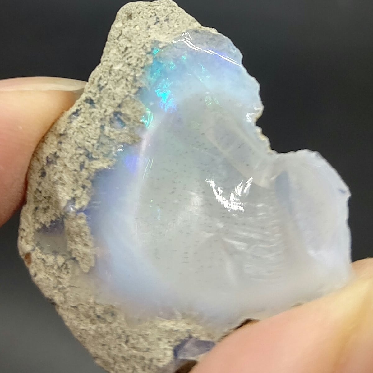 50CT】エチオピアオパールウェロ産 鉱物標本 原石 プレシャス 50CT