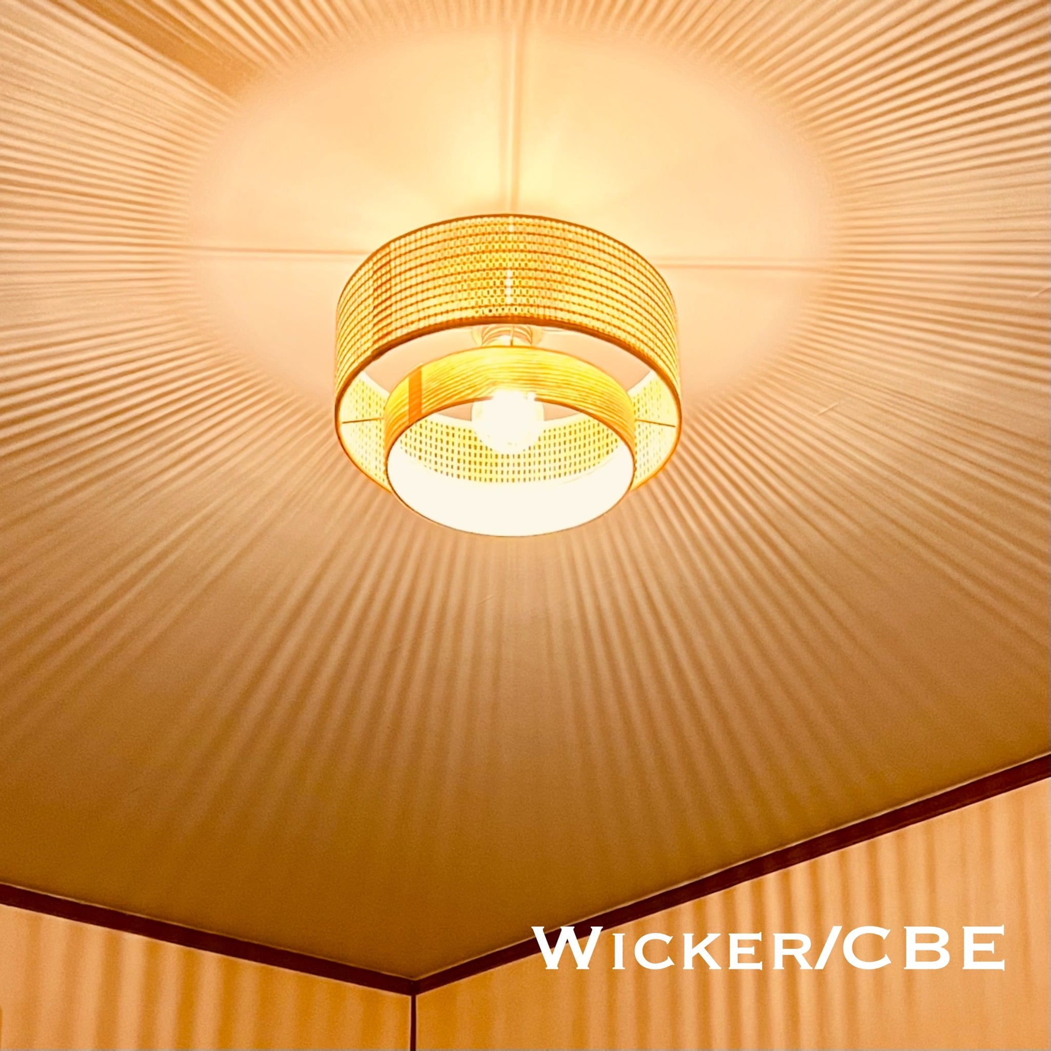 みん 照明 ライト ランプシェード ナショナル 樹脂製 オレンジ 球体×2