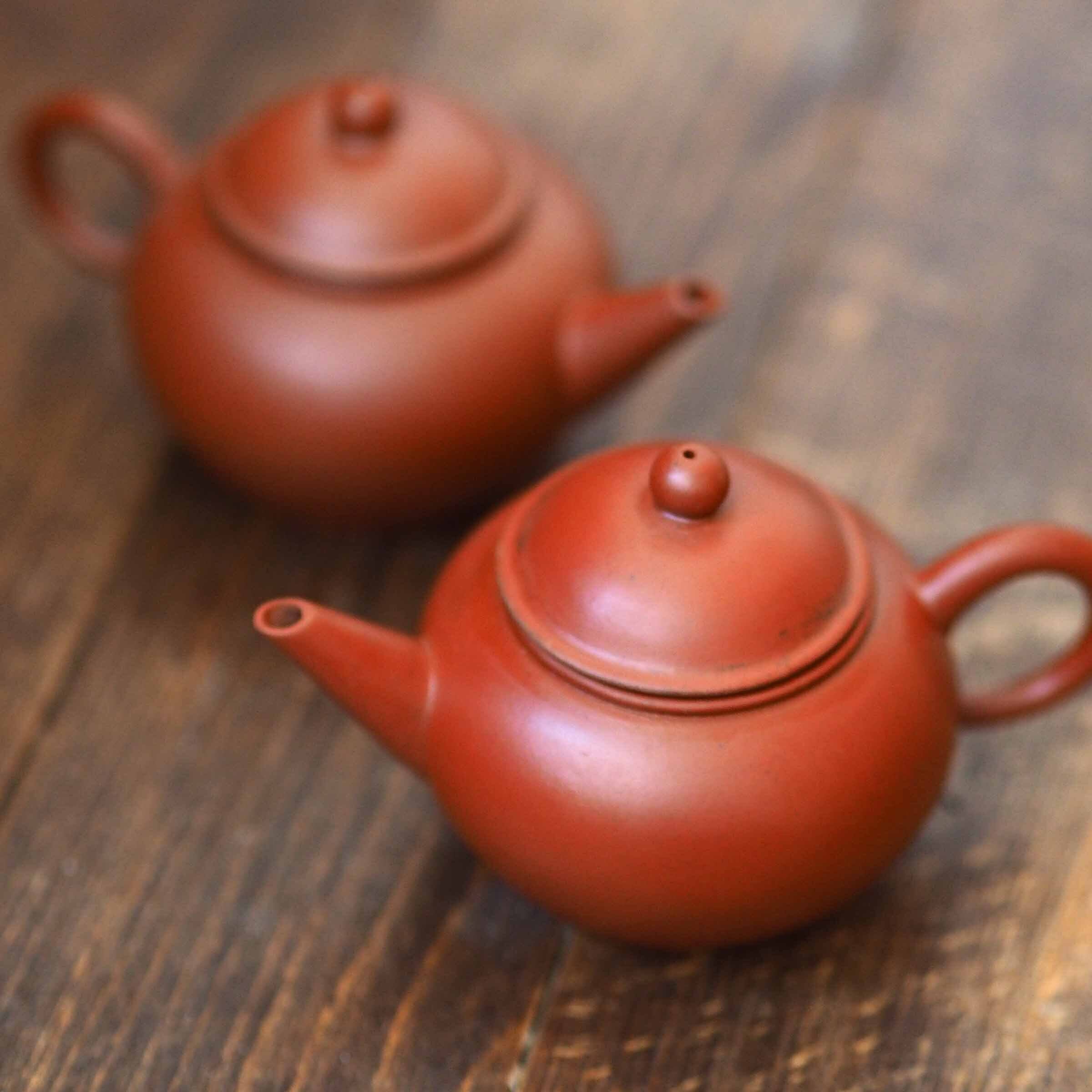 中国 紫砂 朱泥 急須 茶壷 V R6304