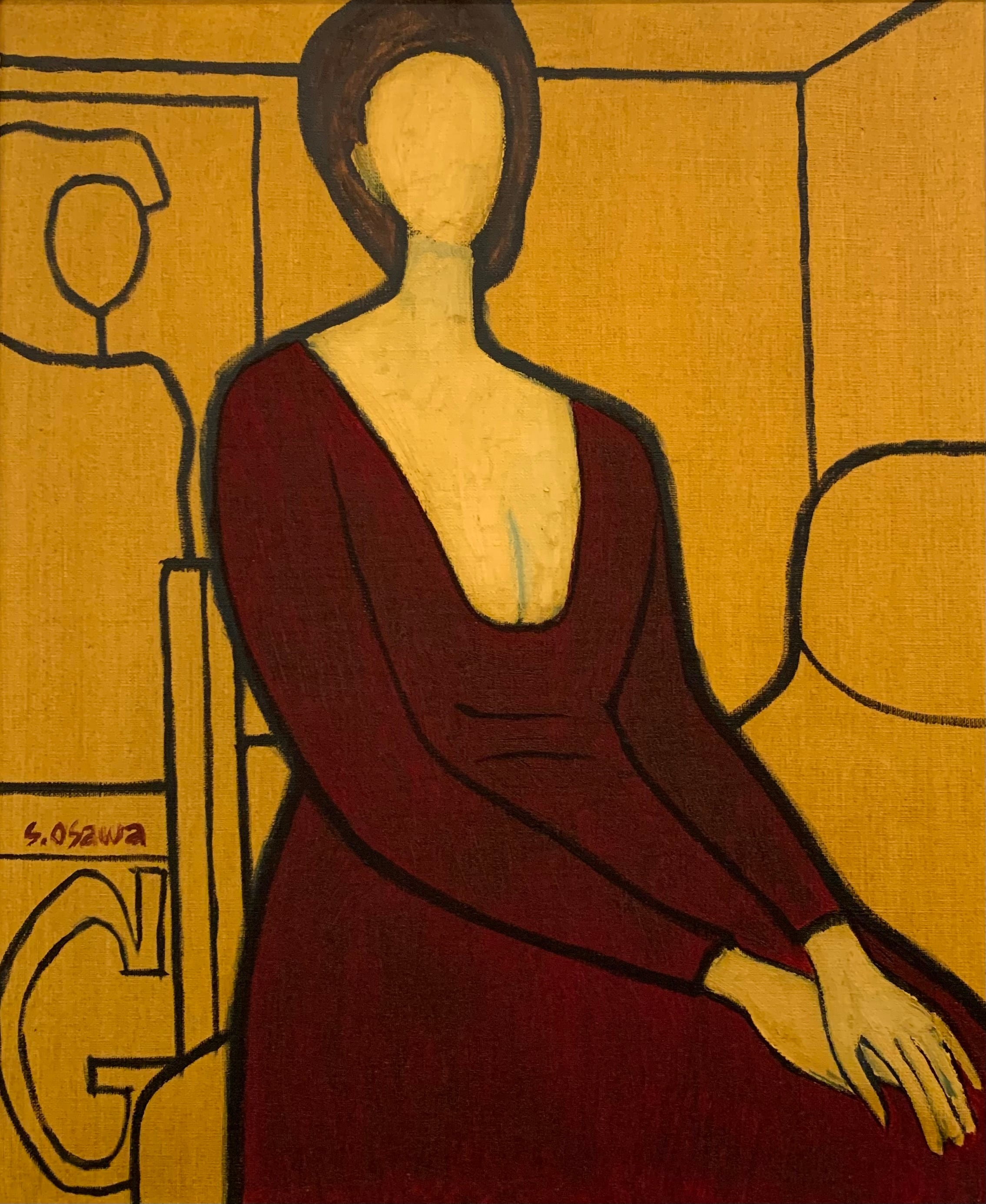 大沢 昌助 8F 婦人像 | Kawata Gallery