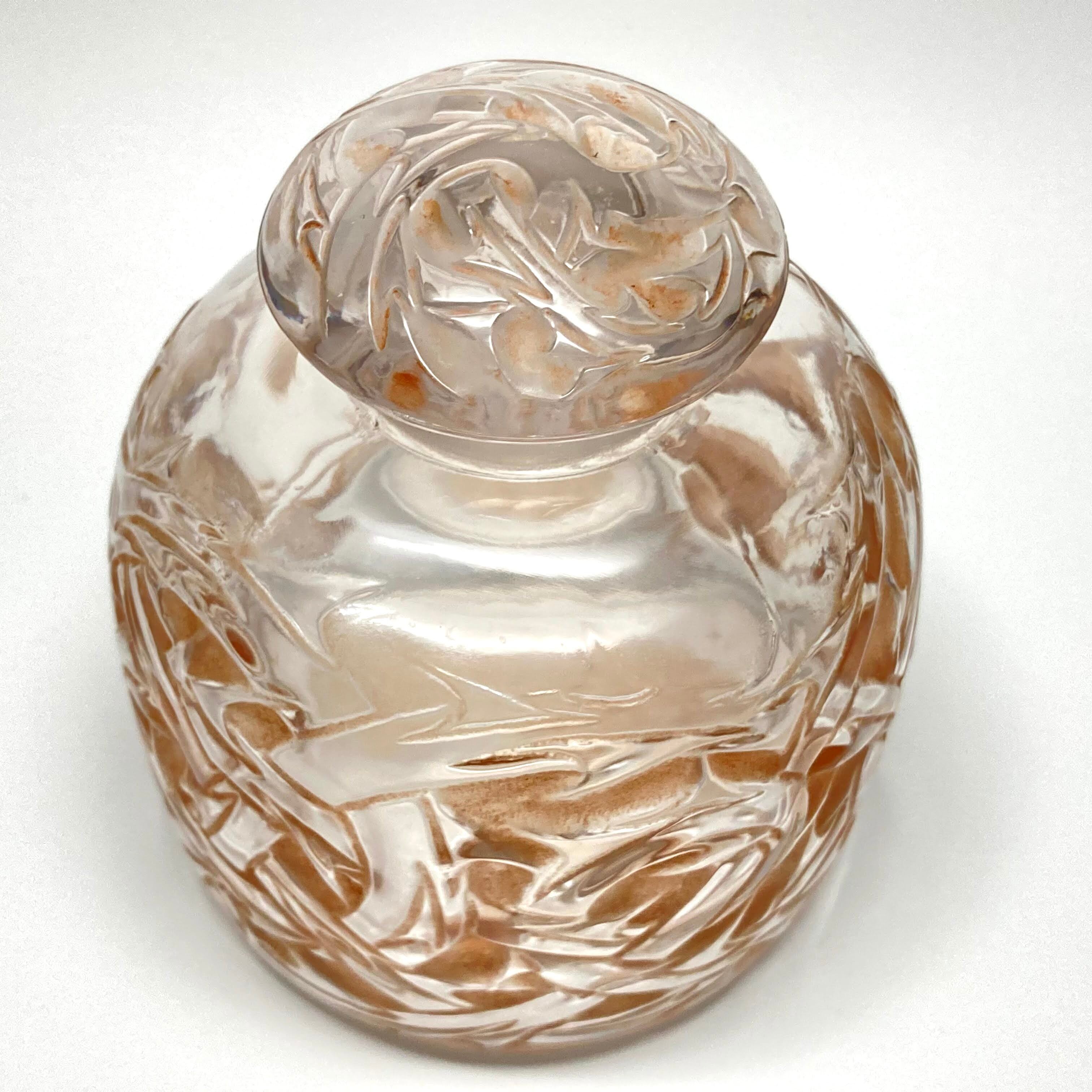 ルネ.ラリック・R.LALIQUE・PERLES・香水瓶・1928年・アンティーク