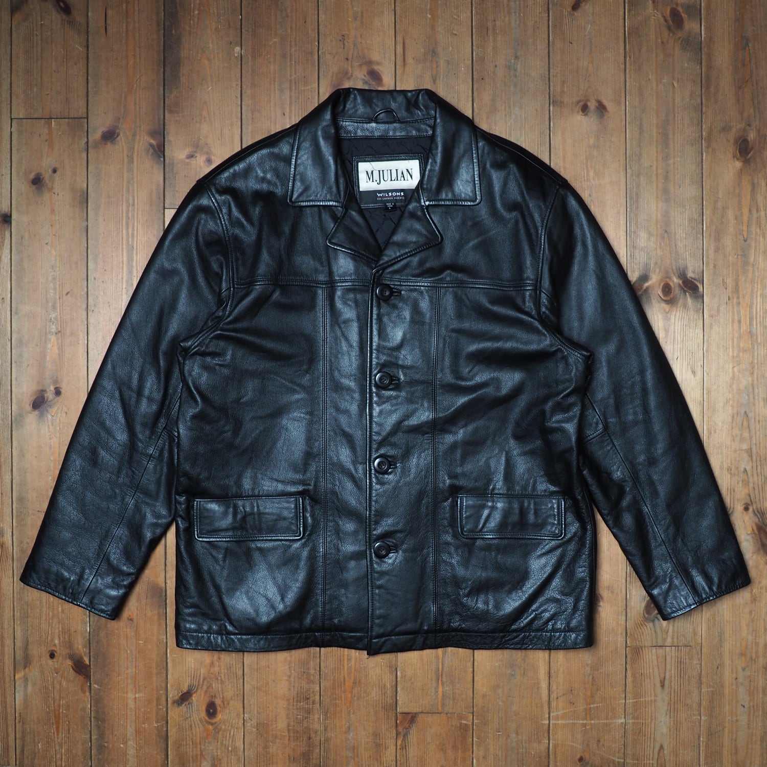 90's WILSONS “M.JULIAN” Leather Coat | 古着屋シミー