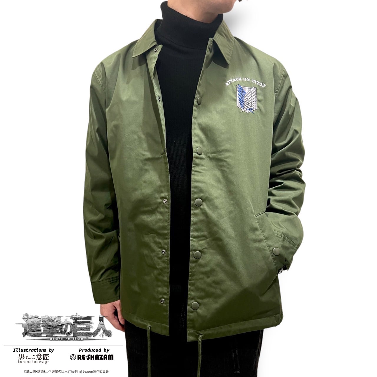 進撃の巨人 エレン MA_1 ジャケット attack on titan