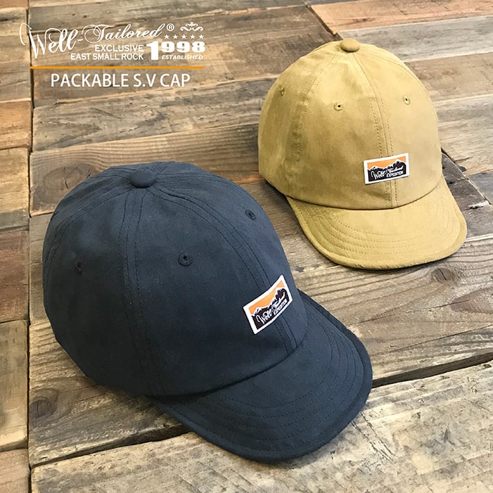 Well-Tailored 》ウェルテイラード PACKABLE S.V CAP MT (WL-2121