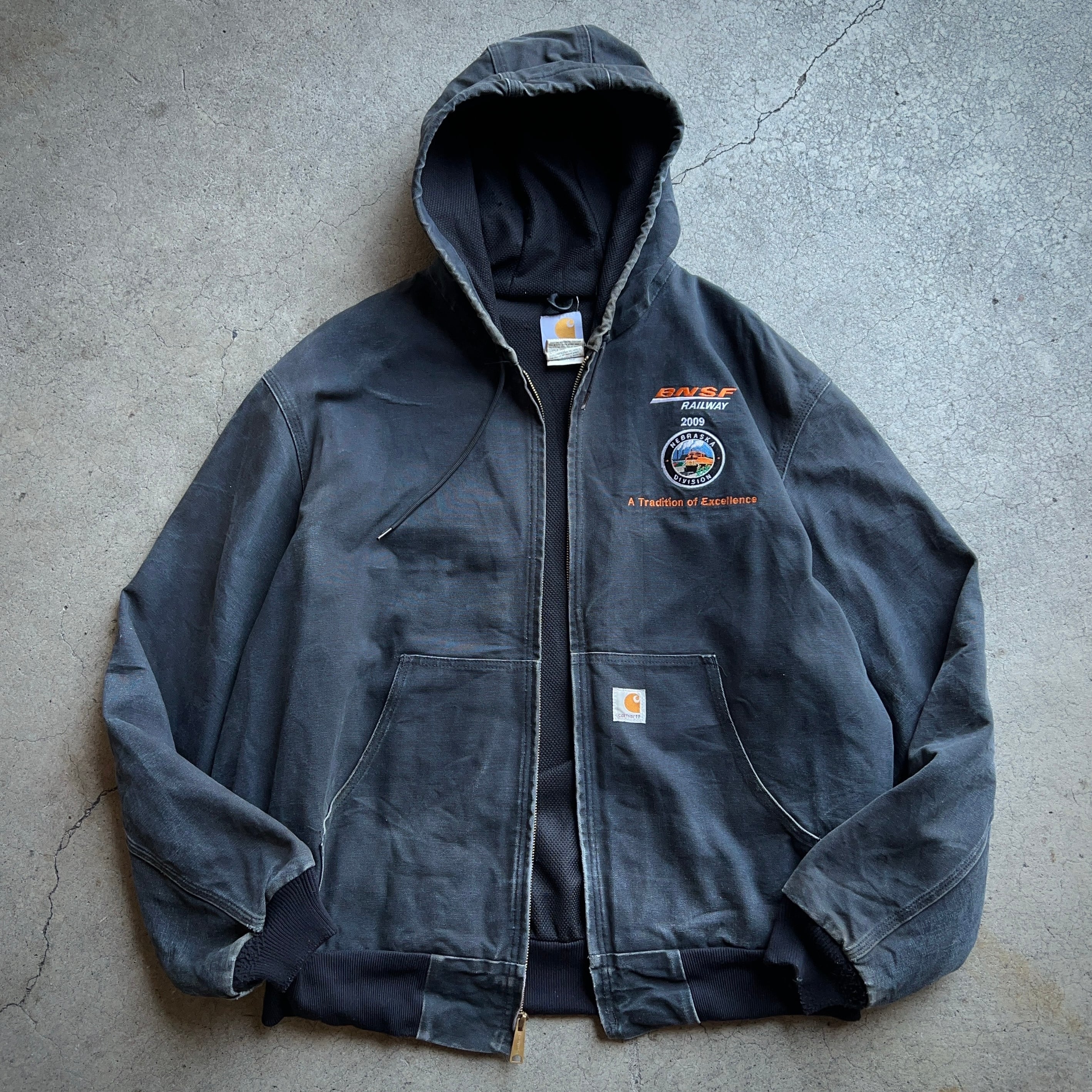 CARHARTT 裏メッシュ フェード ダック アクティブ ジャケット M 古着–00's