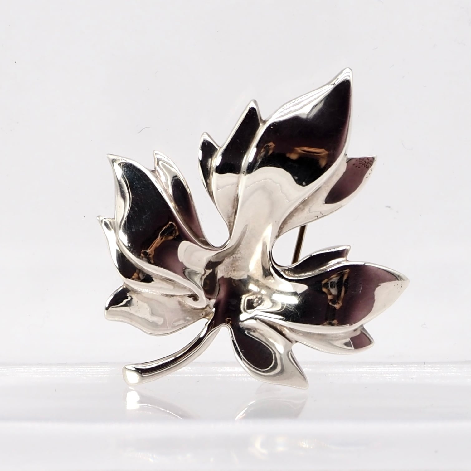 ヴィンテージ D'Orlan スターバーストブローチ 太陽 ストーン パール