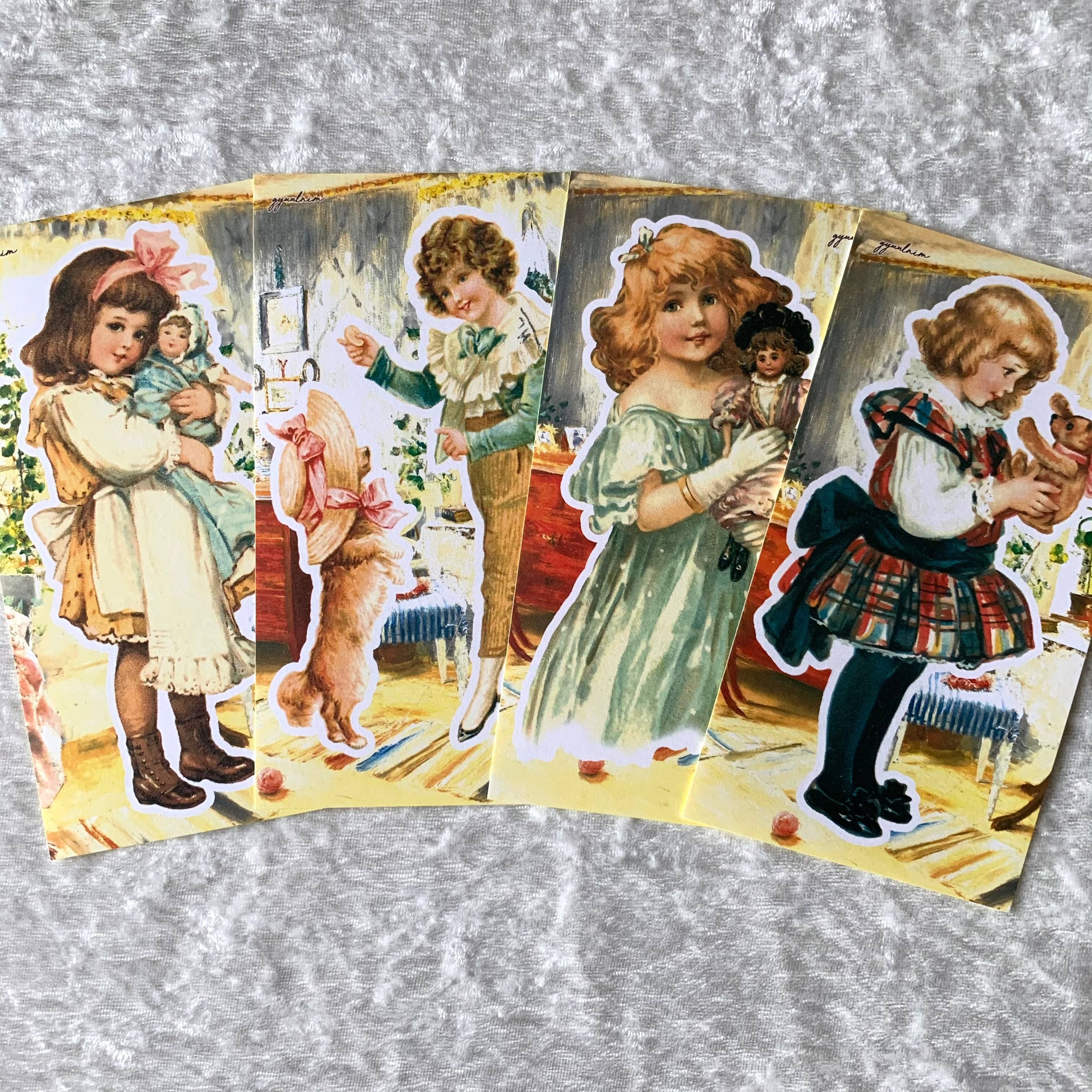 海外 韓国 ステッカー【女の子】 | 海外紙モノShop Ace