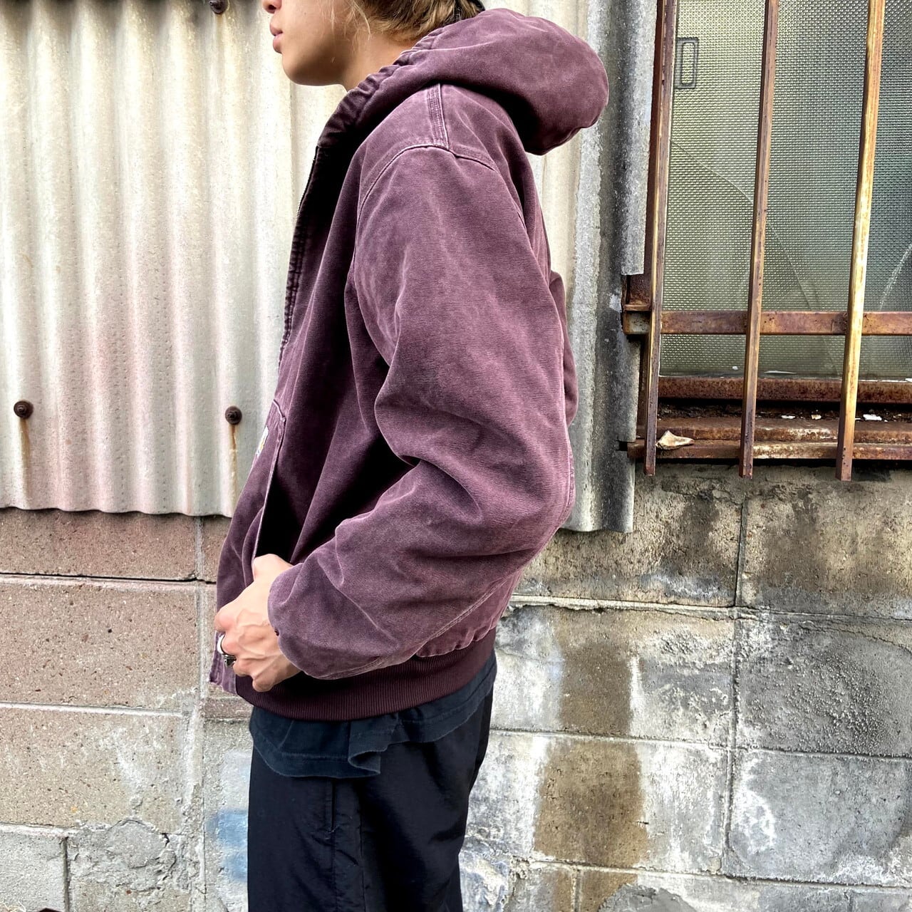 CARHARTT アクティブジャケット L相当 紫 古着