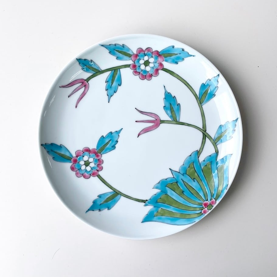 46 タナカ様 値下げ 伊万里 人物 山水 染付 皿 飾り皿 46 タナカ様値下げ