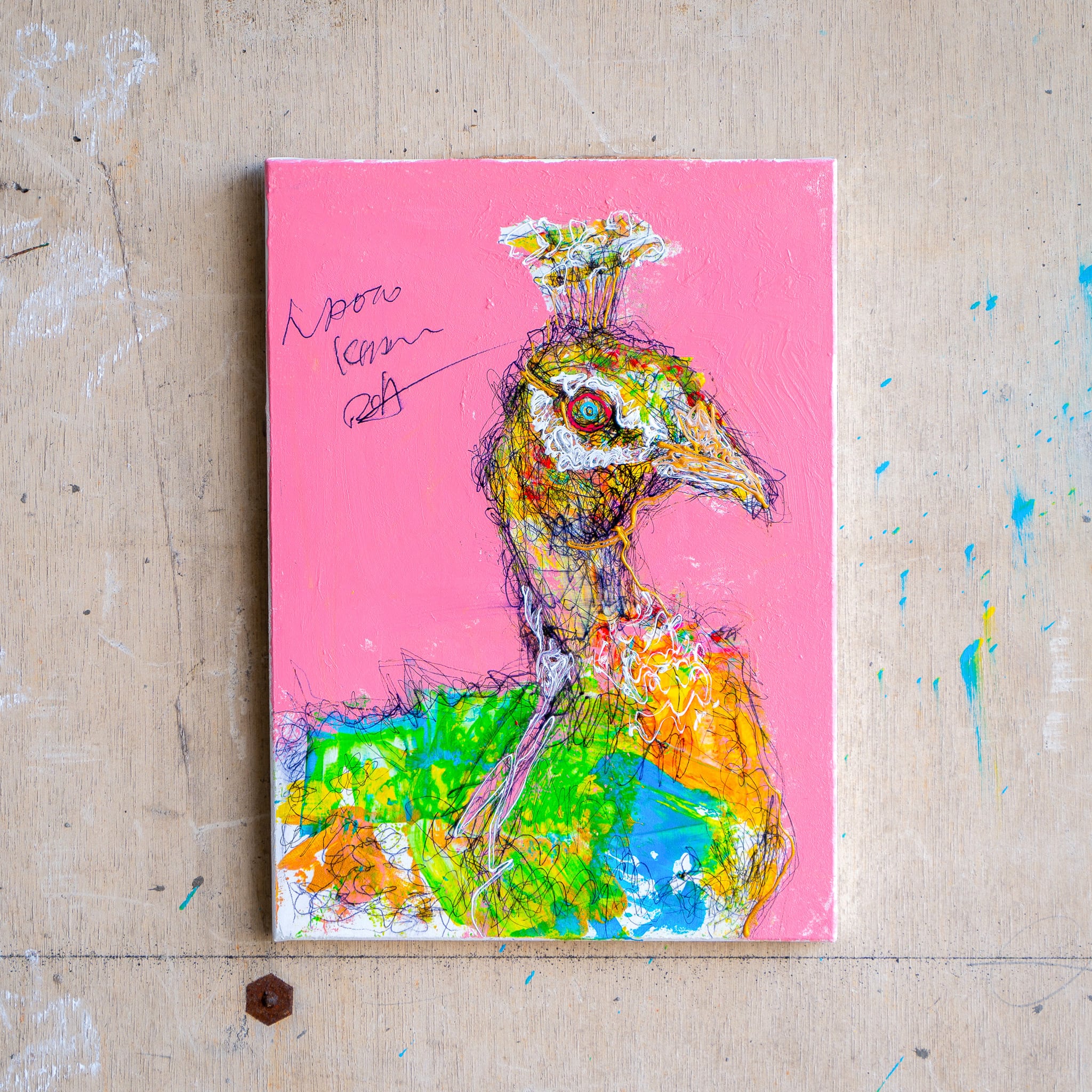 北村直登 原画 F4 入手困難 サイン入り 北村直登 原画 F4 入手困難