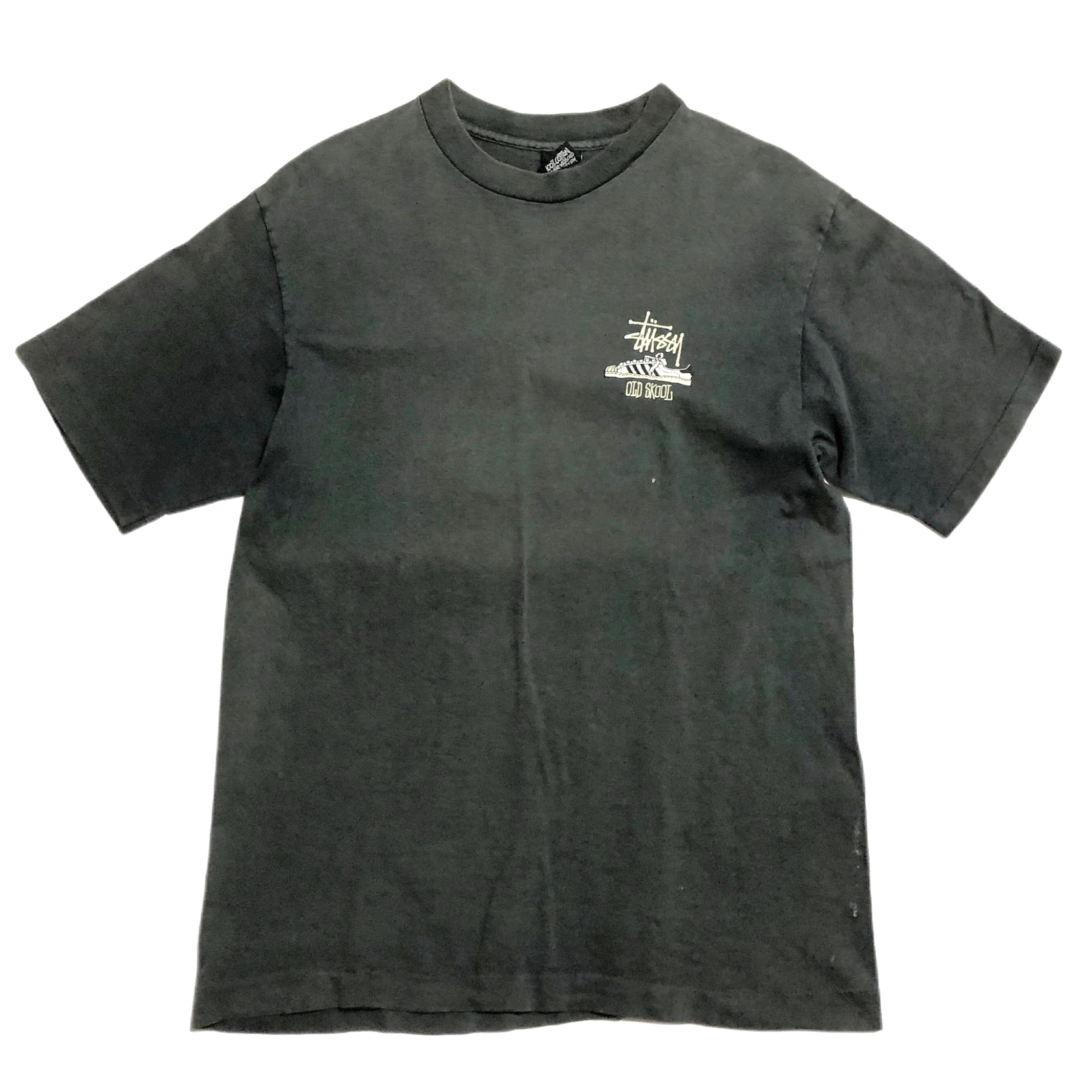 80s 黒タグ オールド ステューシー STUSSY スーパースター Tシャツ【L