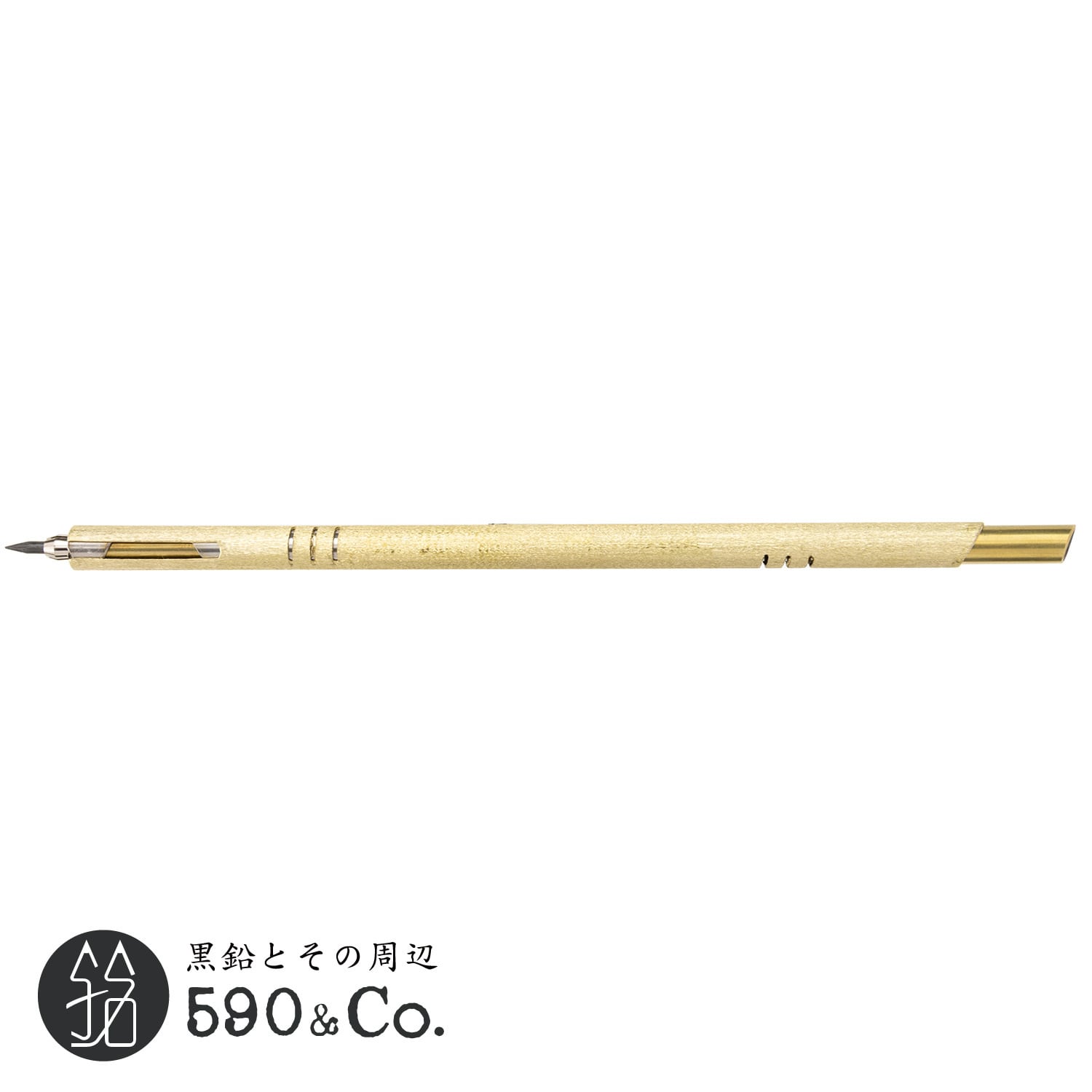 Lucio Rossi Design】DESIGNER 7 Brass 2ミリ芯ホルダー | 590&Co.