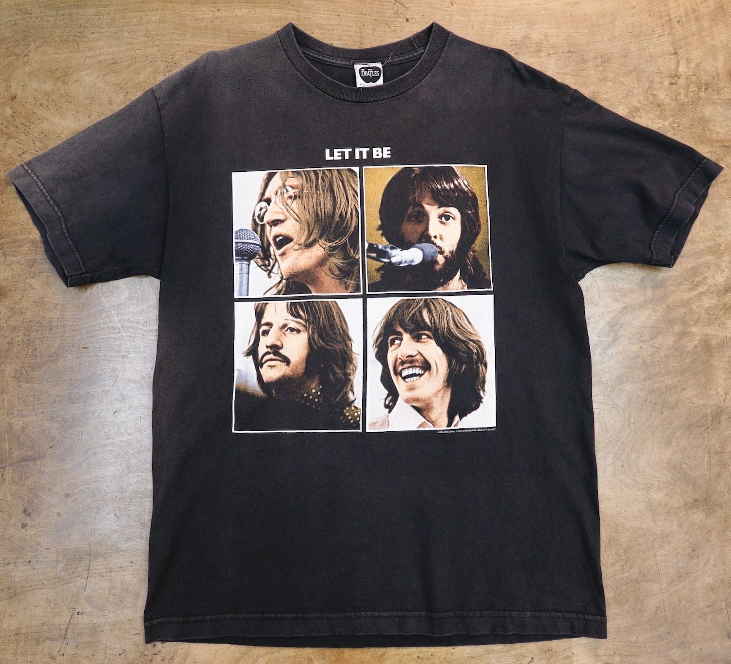 3437B THE BEATLES LET IT BE Tシャツ ビートルズ オフィシャル 2005年