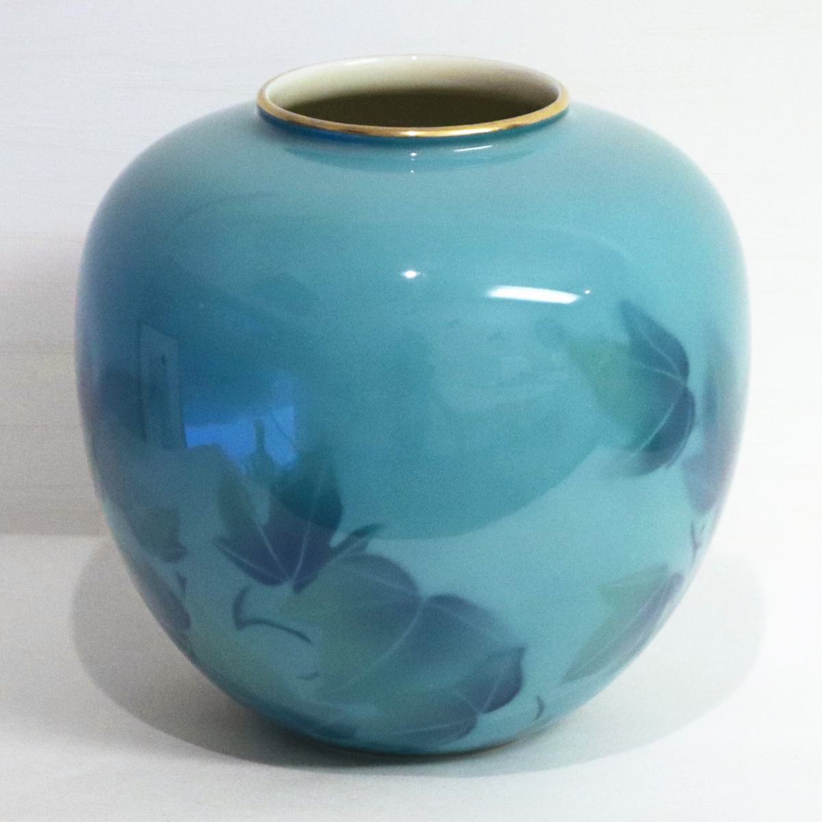 深川製磁・色絵彩磁・花器・花瓶・フラワーベース・No.200607-39・梱包