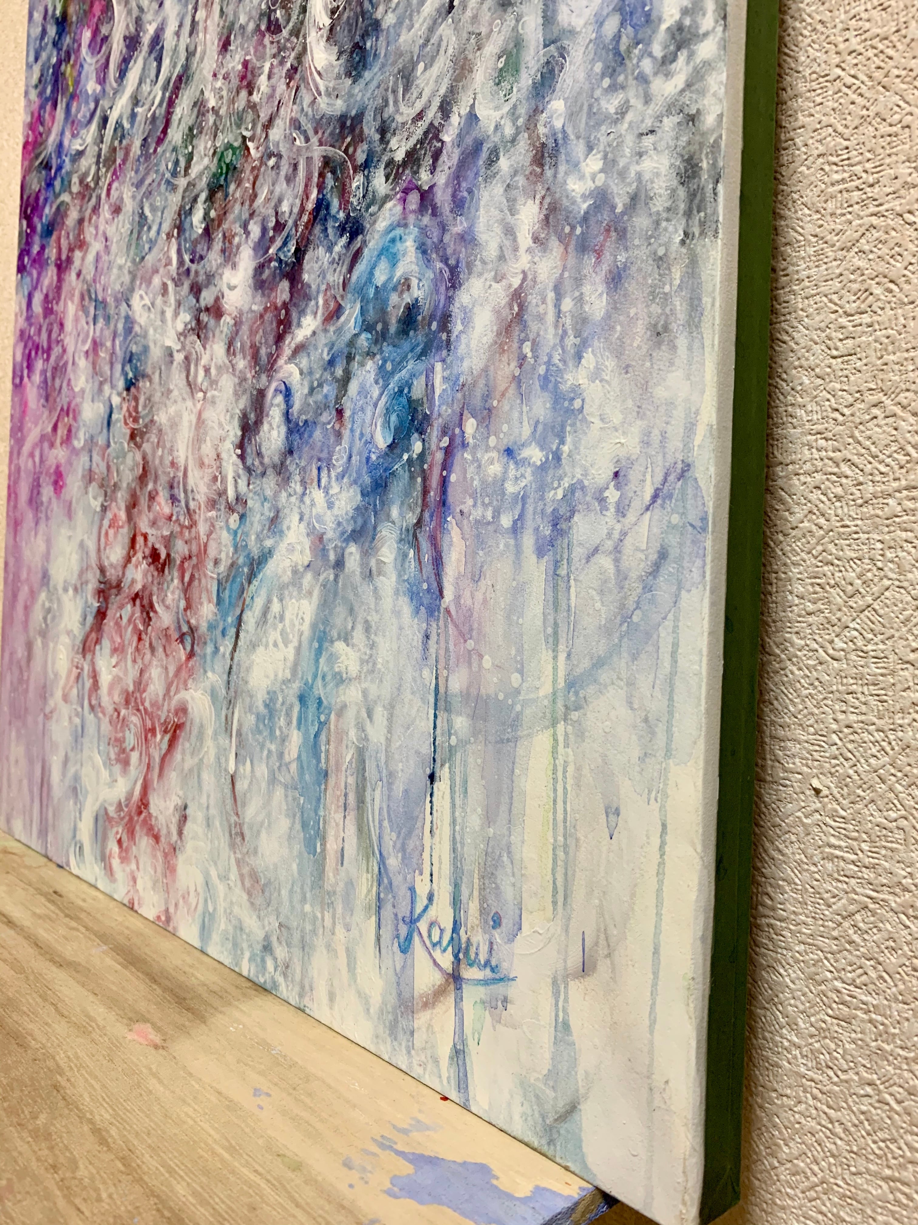 水彩画。抽象 ハーモニーー7 水彩画。抽象 ハーモニーー7 水彩画。抽象