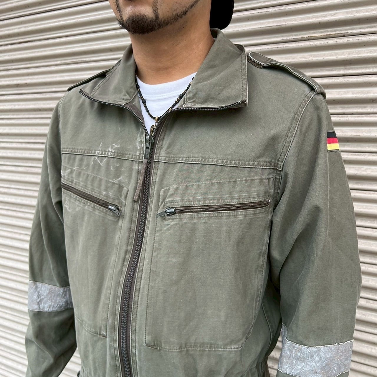 実物ドイツ軍 フライトスーツ ミリタリー つなぎ サバゲー