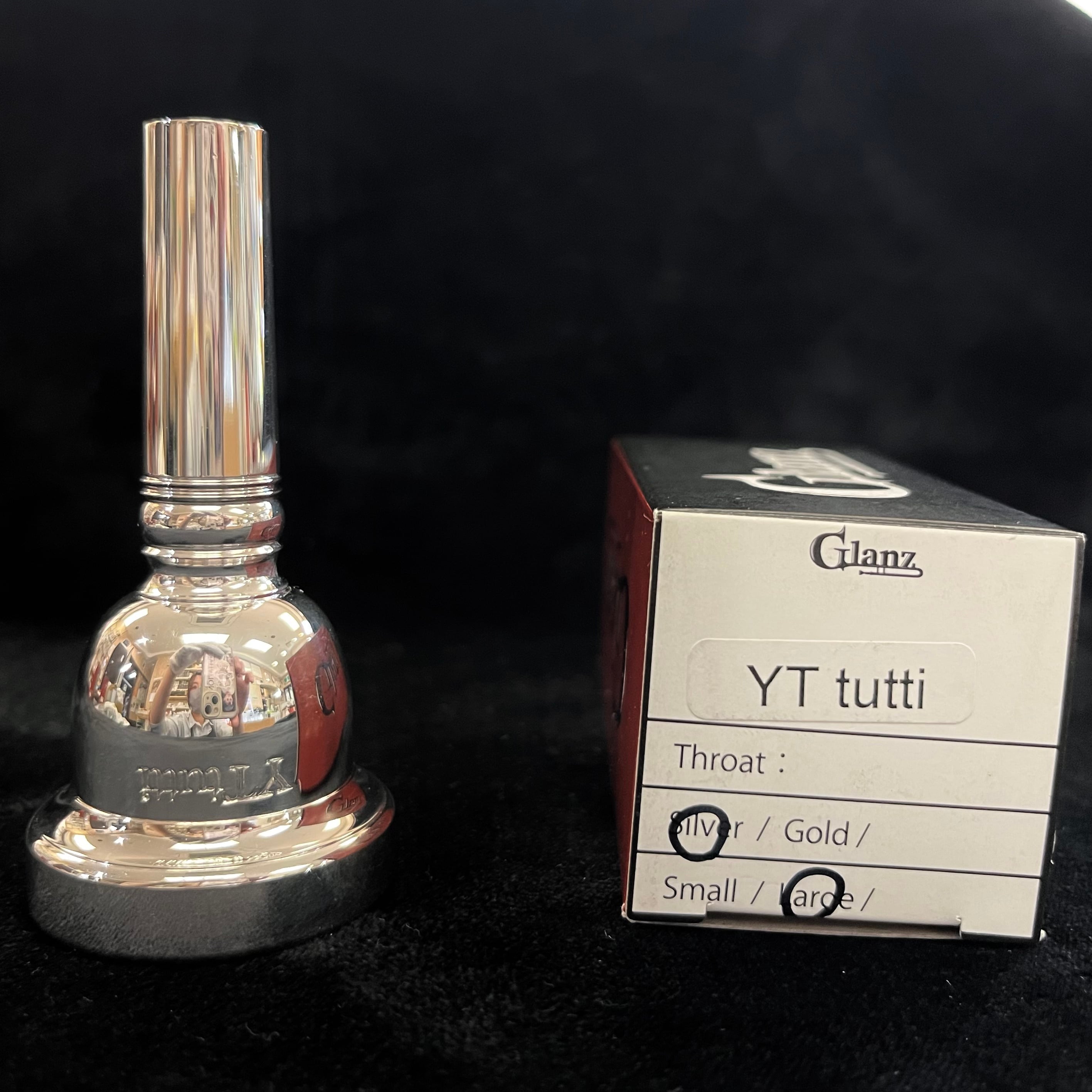 GLANZ トロンボーンマウスピース カップ3/番スロート7mm/5番 GLANZ