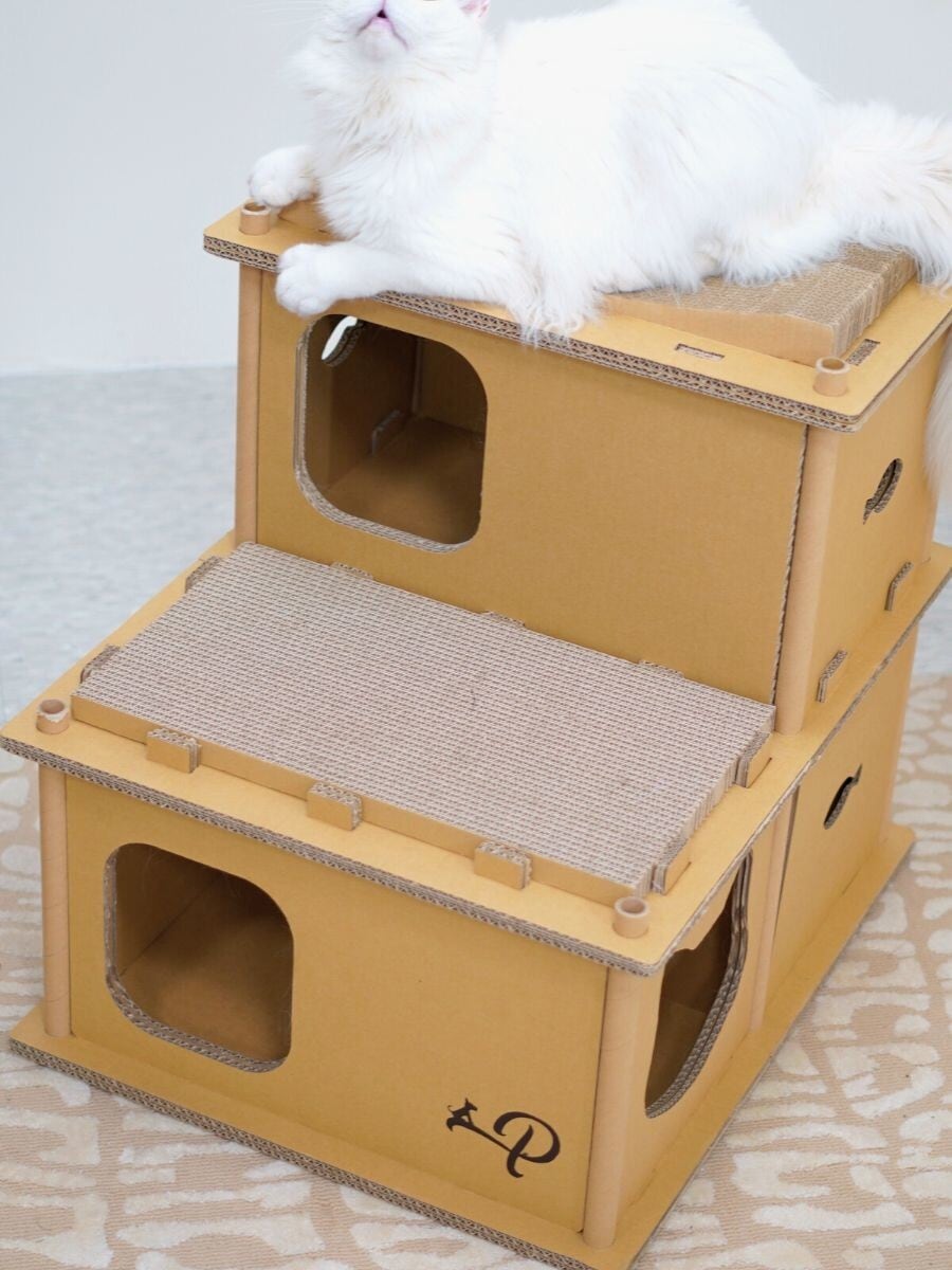 Petique ペティーク ヴィラ キャットハウス キャットタワー 爪とぎ