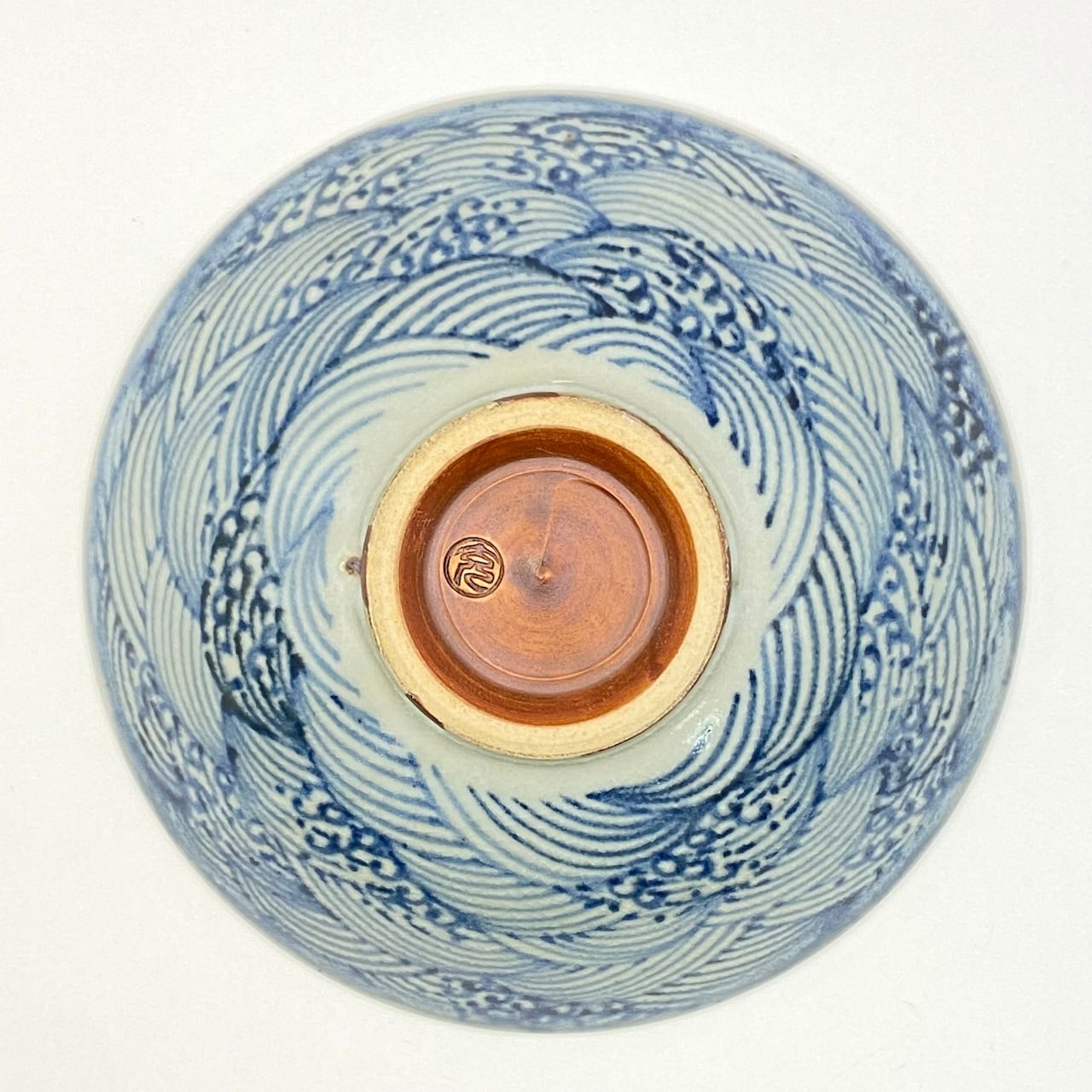 新古】平茶碗 安南写 波の絵 手塚充 共箱入 CWN072 | 錦玉堂オンライン
