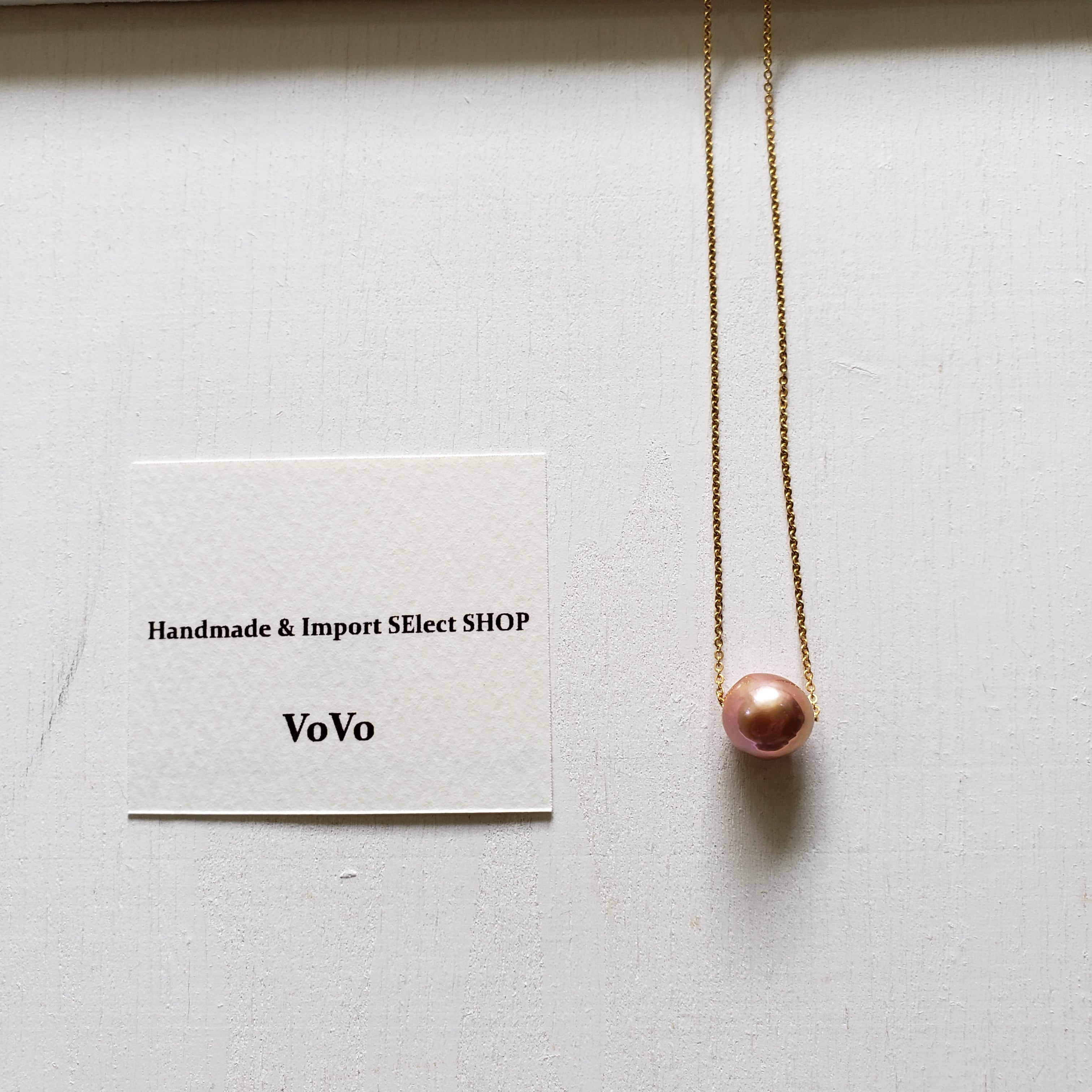 14kgf/edisonpearl necklace[エジソンパールネックレス] | VoVo SHOP