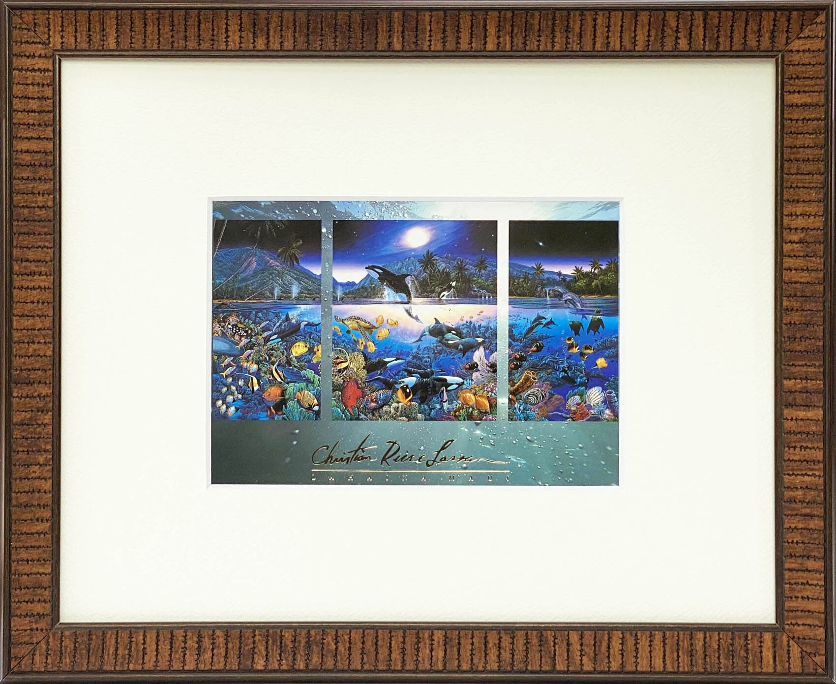 ラッセン ミニアート「ハーモニー」額縁 2種展開 絵画 インテリア雑貨