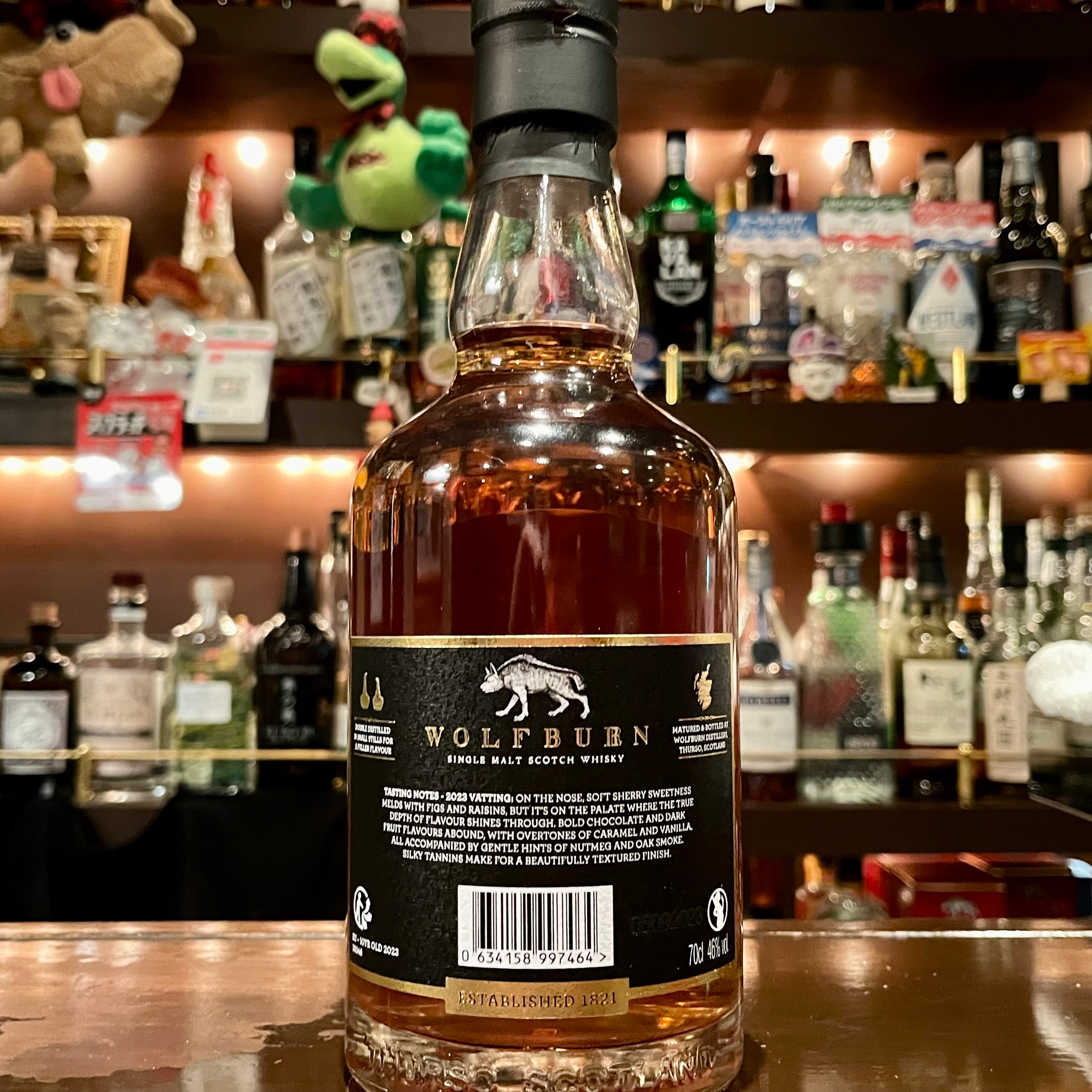 スコッチウイスキー WOLF BURN 販売 10年 ノンチルフィルター スコッチ