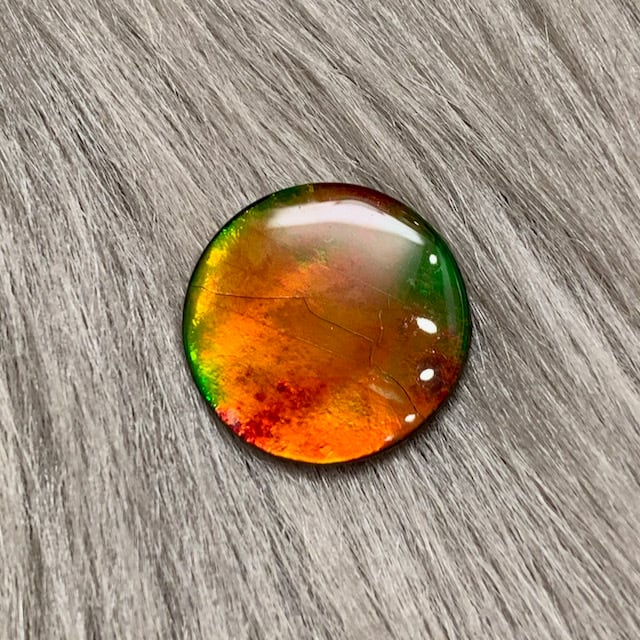 ≪超希少品≫天然石 アンモライト トリプレット ルース 16.5x26.5mm