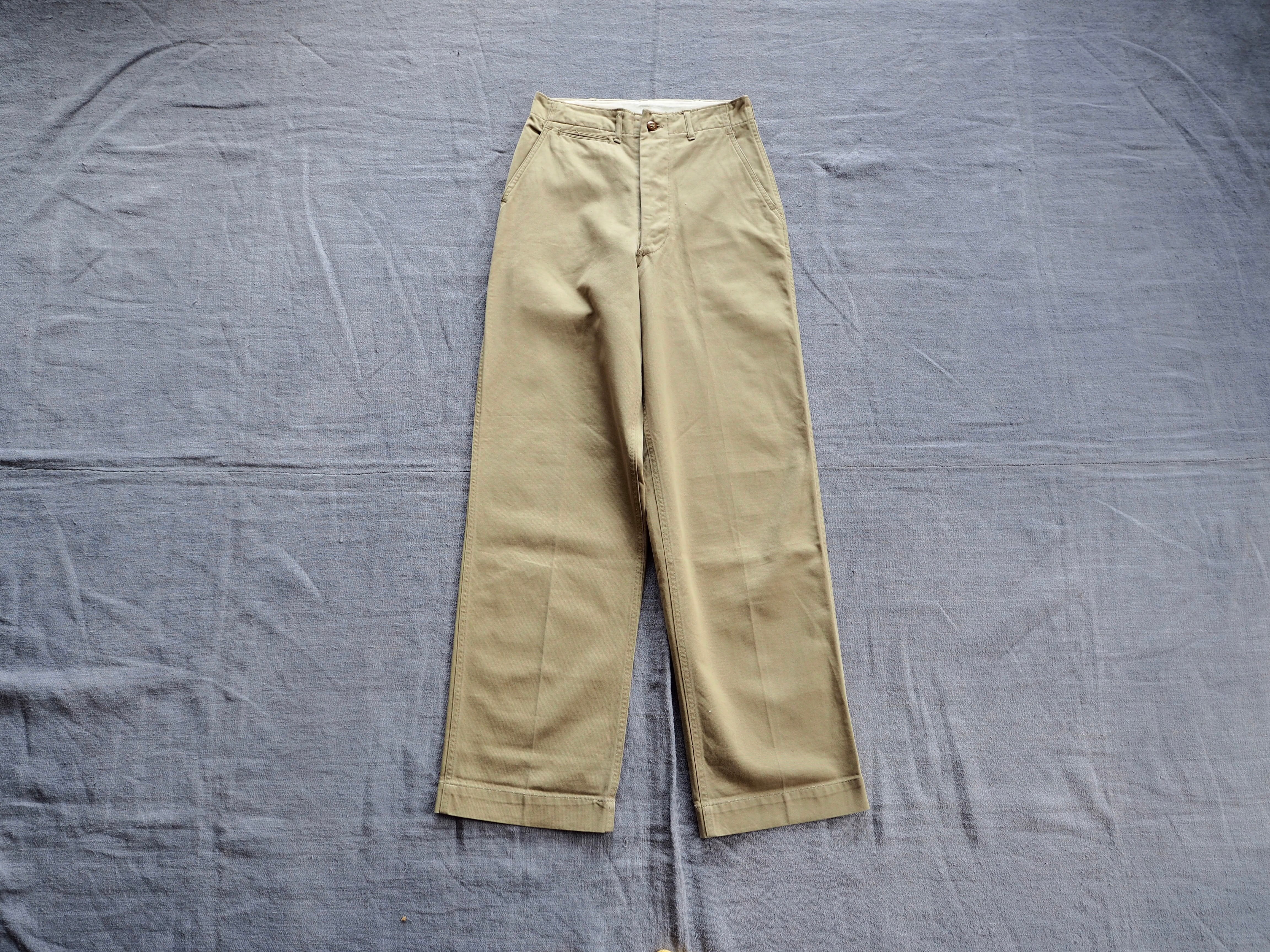 1940's US.ARMY M-45 チノトラウザーズ w29 | FESTINA LENTE VINTAGE