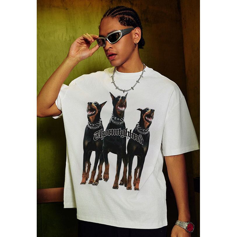 VINTAGE ストリート ドーベルマン Tシャツ T883 | wshot