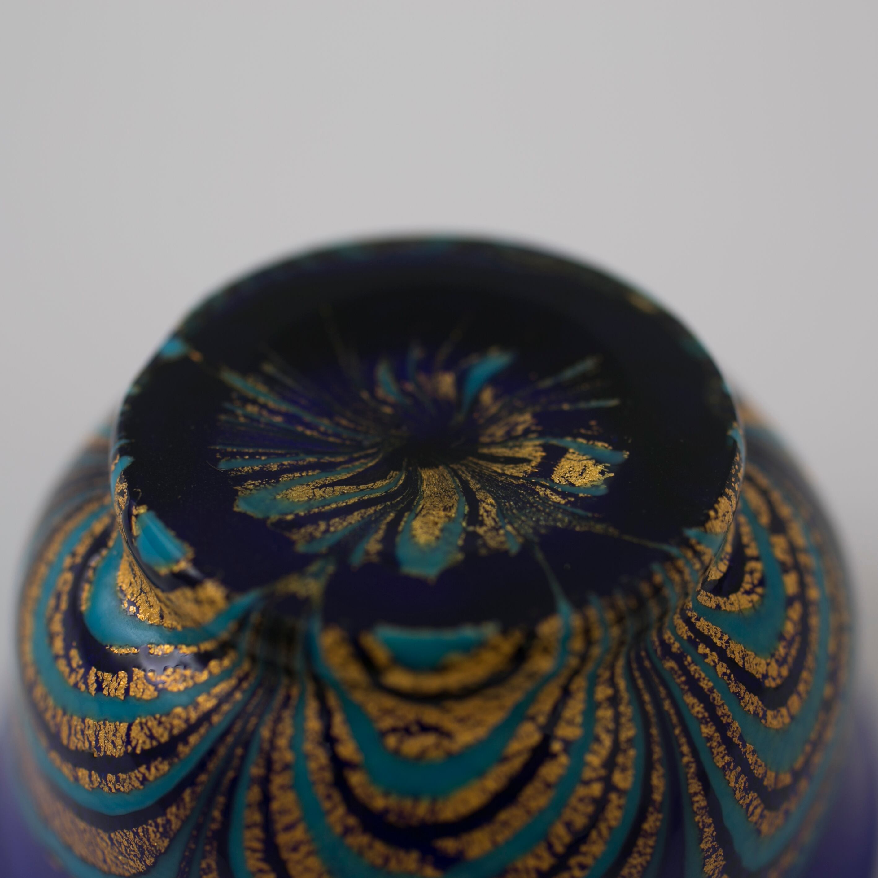 岩田久利 (造) ガラス盃 酒器 杯 猪口 共箱 しおり 岩田ガラス glass