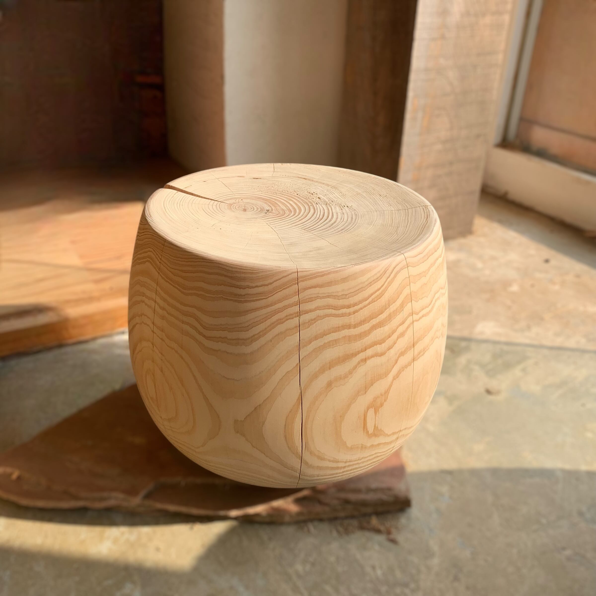 天然木 切り株 スツール オブジェ