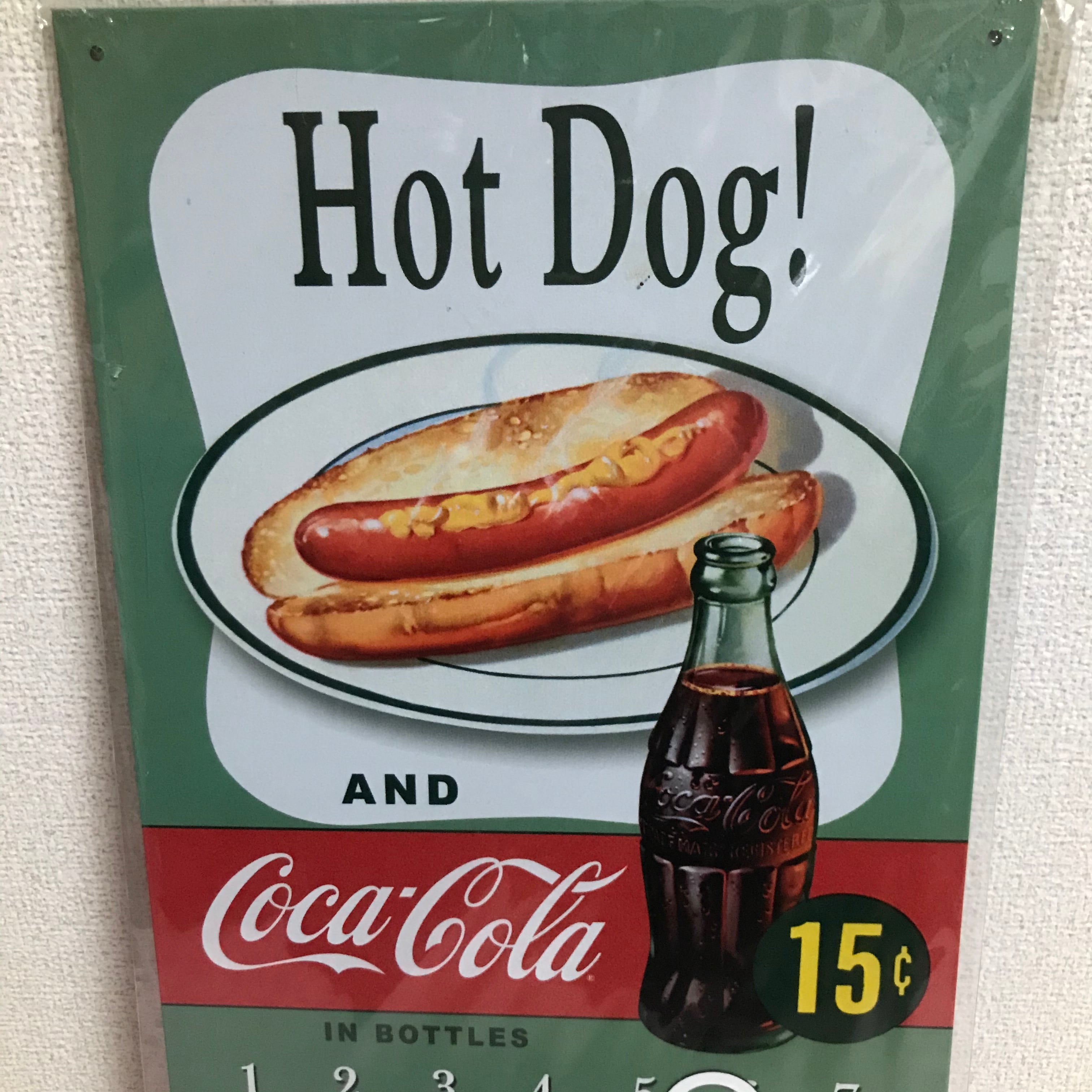 アメリカ製 コカコーラ ブリキ看板 サインプレート 3D アメリカン雑貨