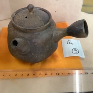 陶芸家萬古焼山本広己秀逸作青磁香炉共箱MR5768