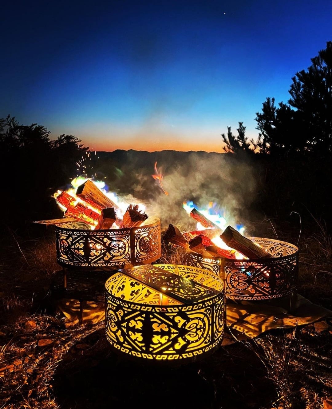 ソマビト SomAbito焚き火side stand(脚付)ビンテージカラー ソマビト