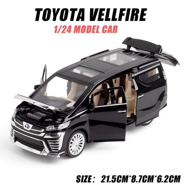 1/24 トヨタ TOYOTA ヴェルファイア VELLFIRE 高級ミニバン 黒