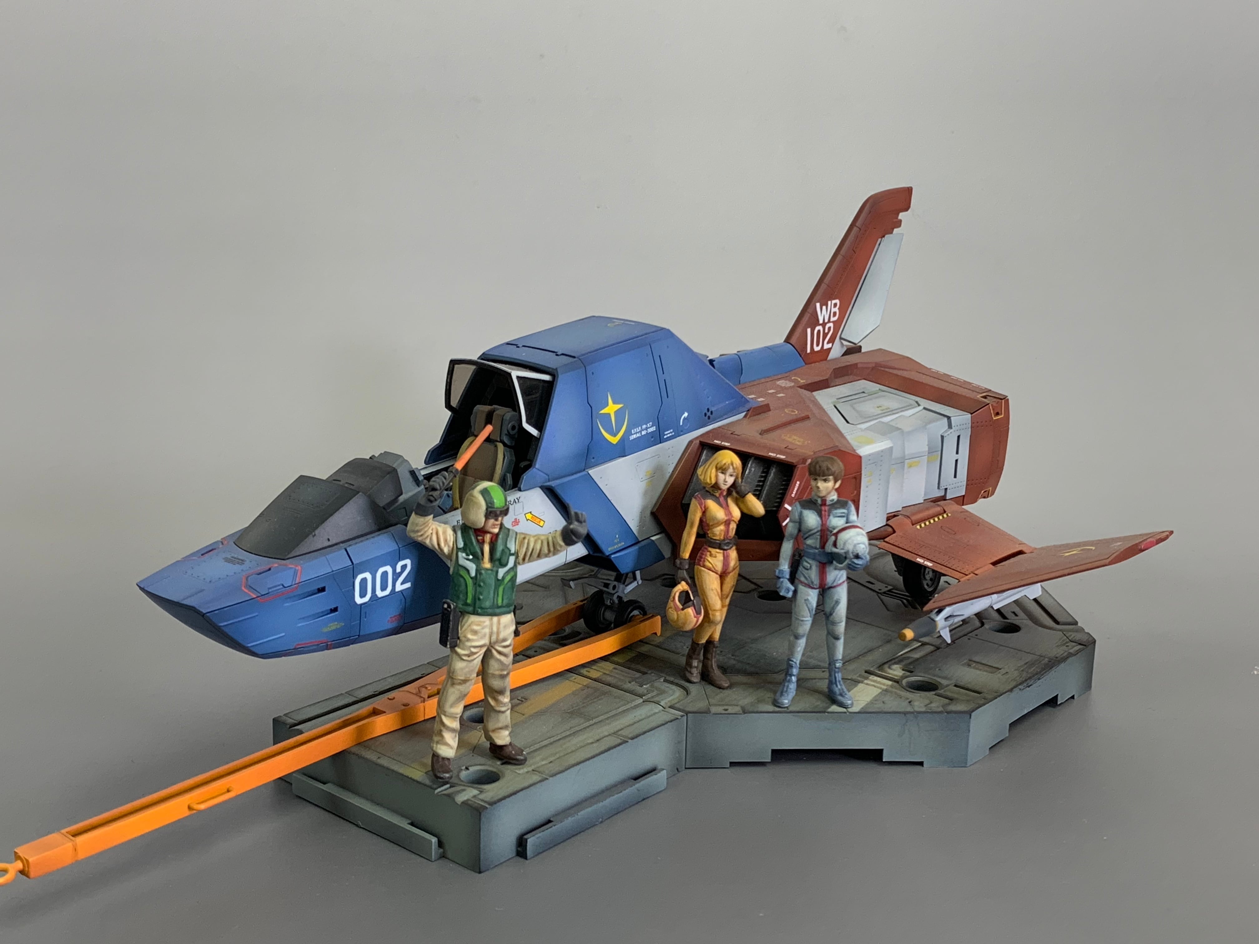 バンダイ U.C.HARD GRAPH 1/35 地球連邦軍 多目的軽戦闘機 FF-X7 コア