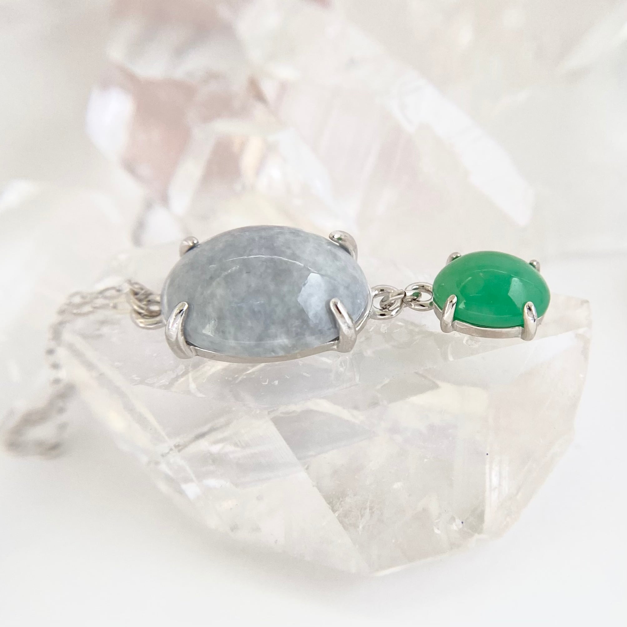 ラベンダー翡翠 器と匙 ラベンダー翡翠 器と匙