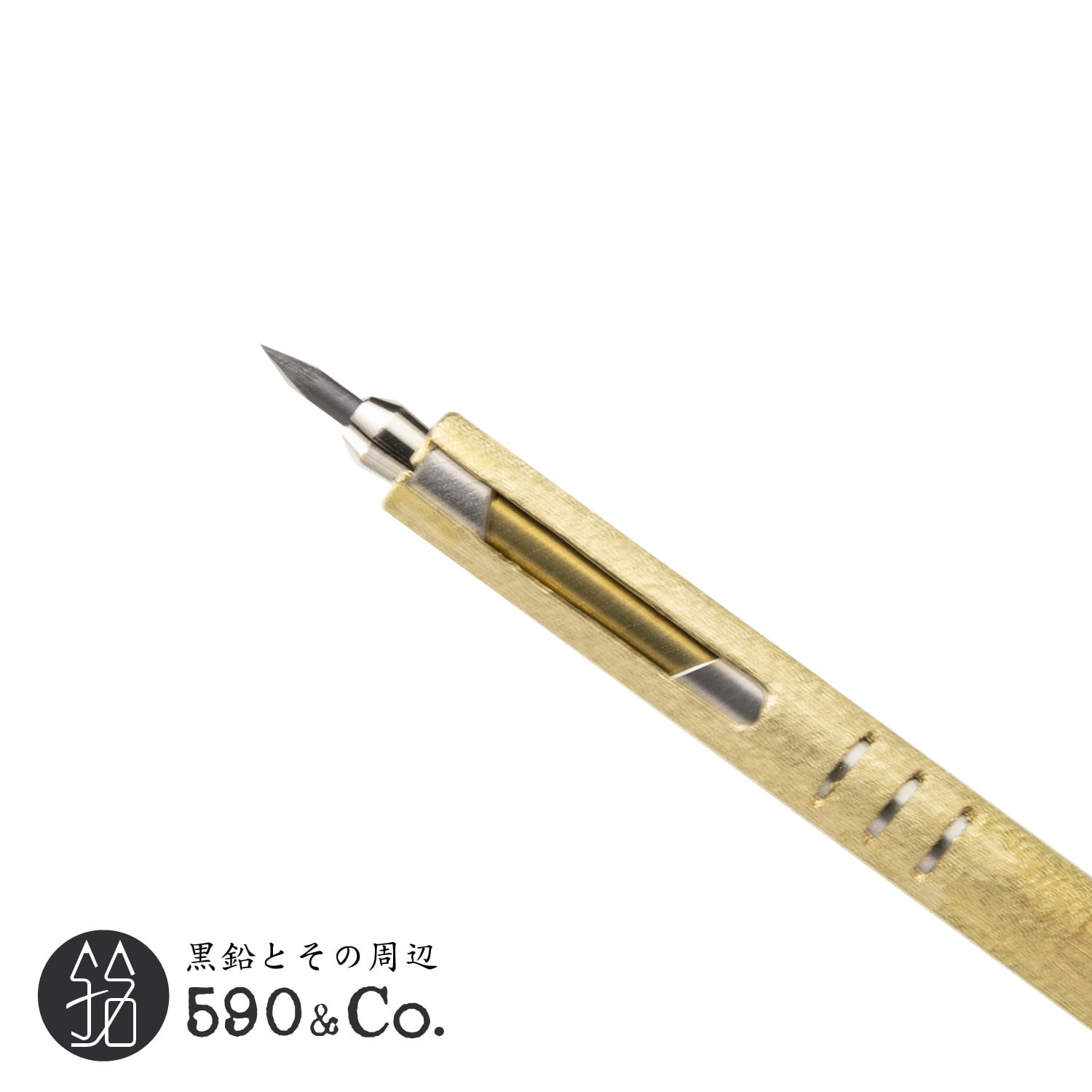 Lucio Rossi Design】DESIGNER 7 Brass 2ミリ芯ホルダー | 590&Co.