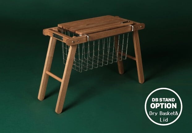 DBスタンド ショート キャンプ 収納 フォールディング ウッド ワイヤー