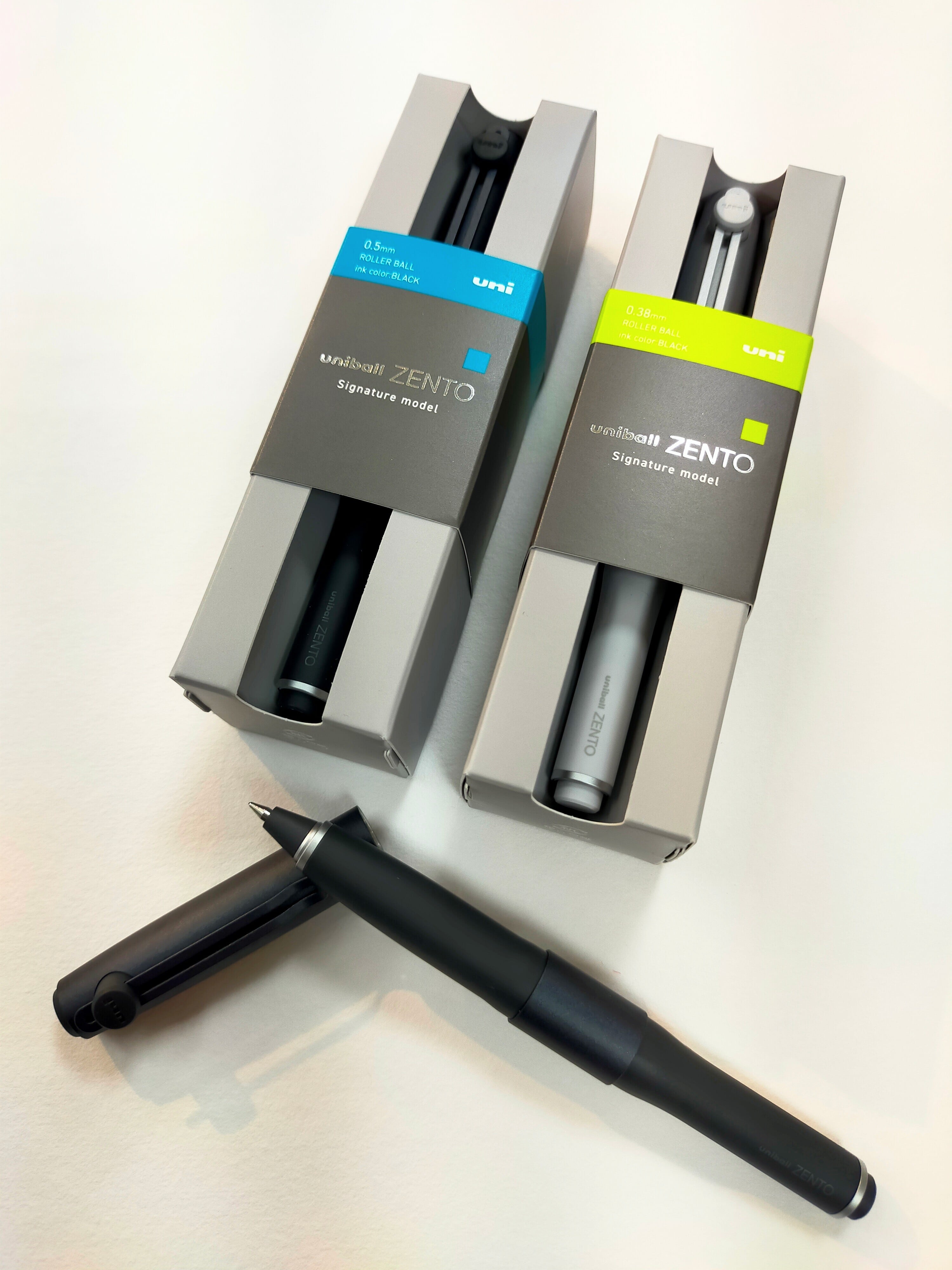 三菱鉛筆 ユニボールゼント シグニチャーモデル 0.38mm シルバー