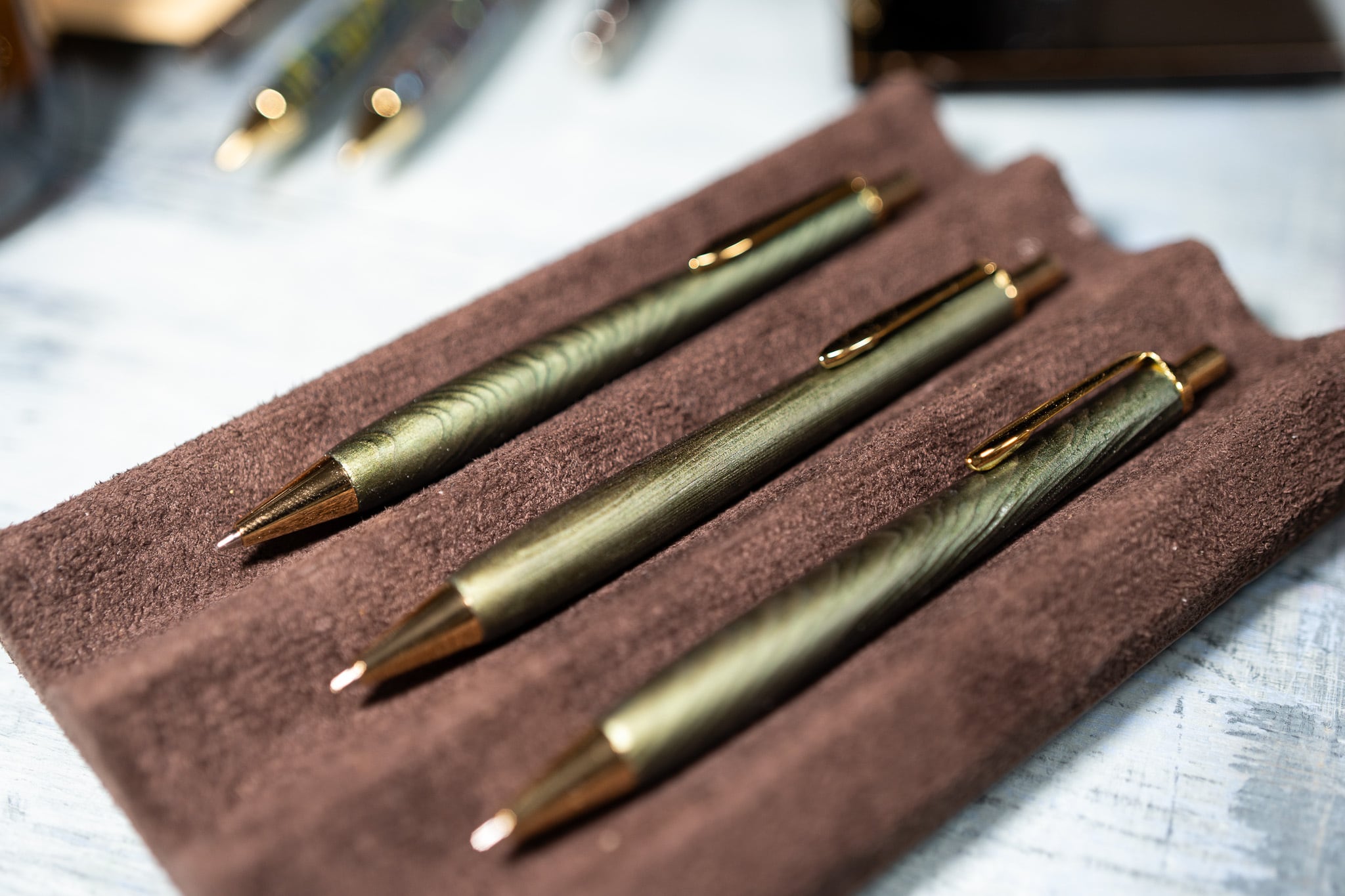 翠煙】杉 浮造り国産漆錫 受注生産品 | 木軸ペン工房 金杢犀