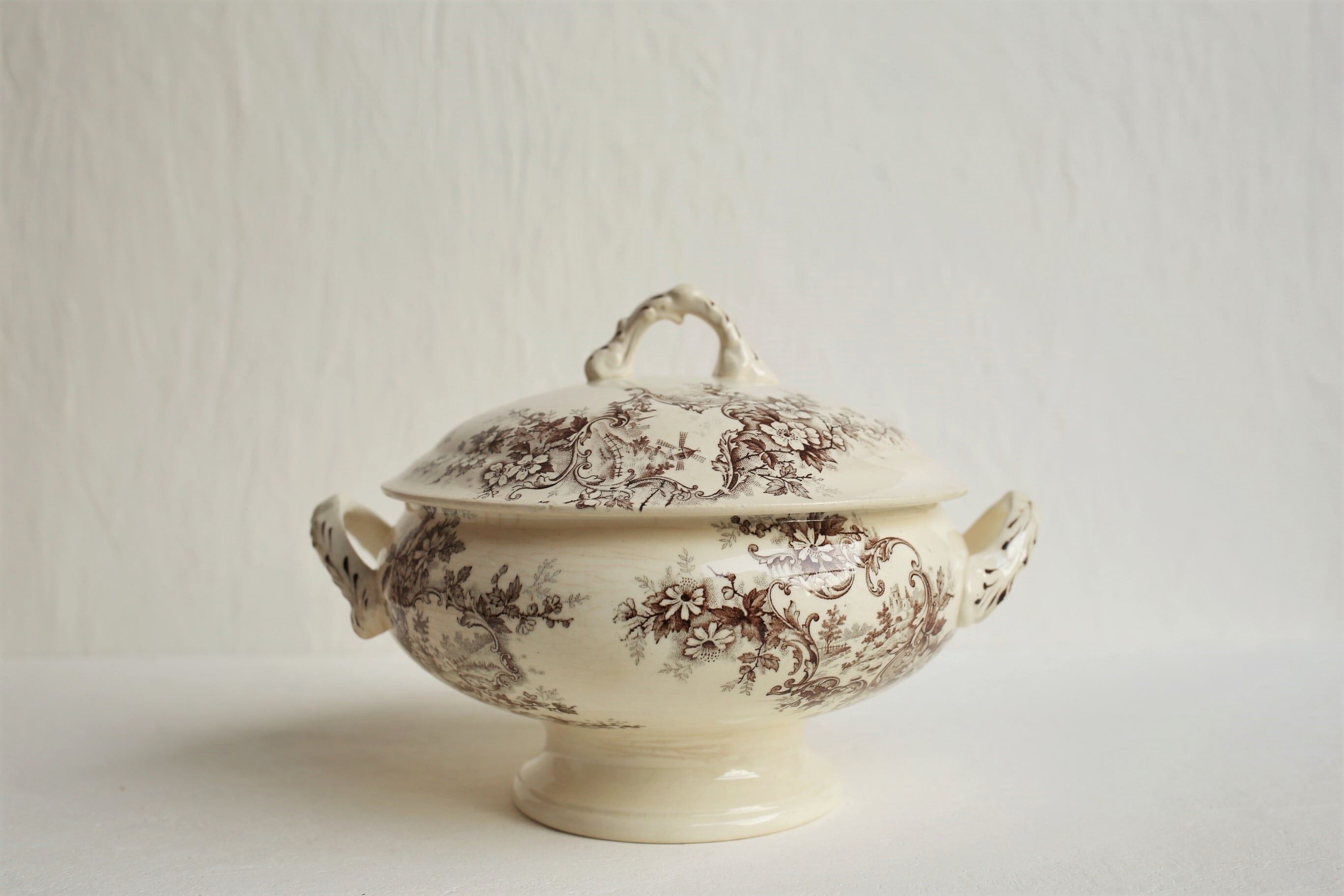 フランスアンティーク ショワジールロワ窯 スーピエール